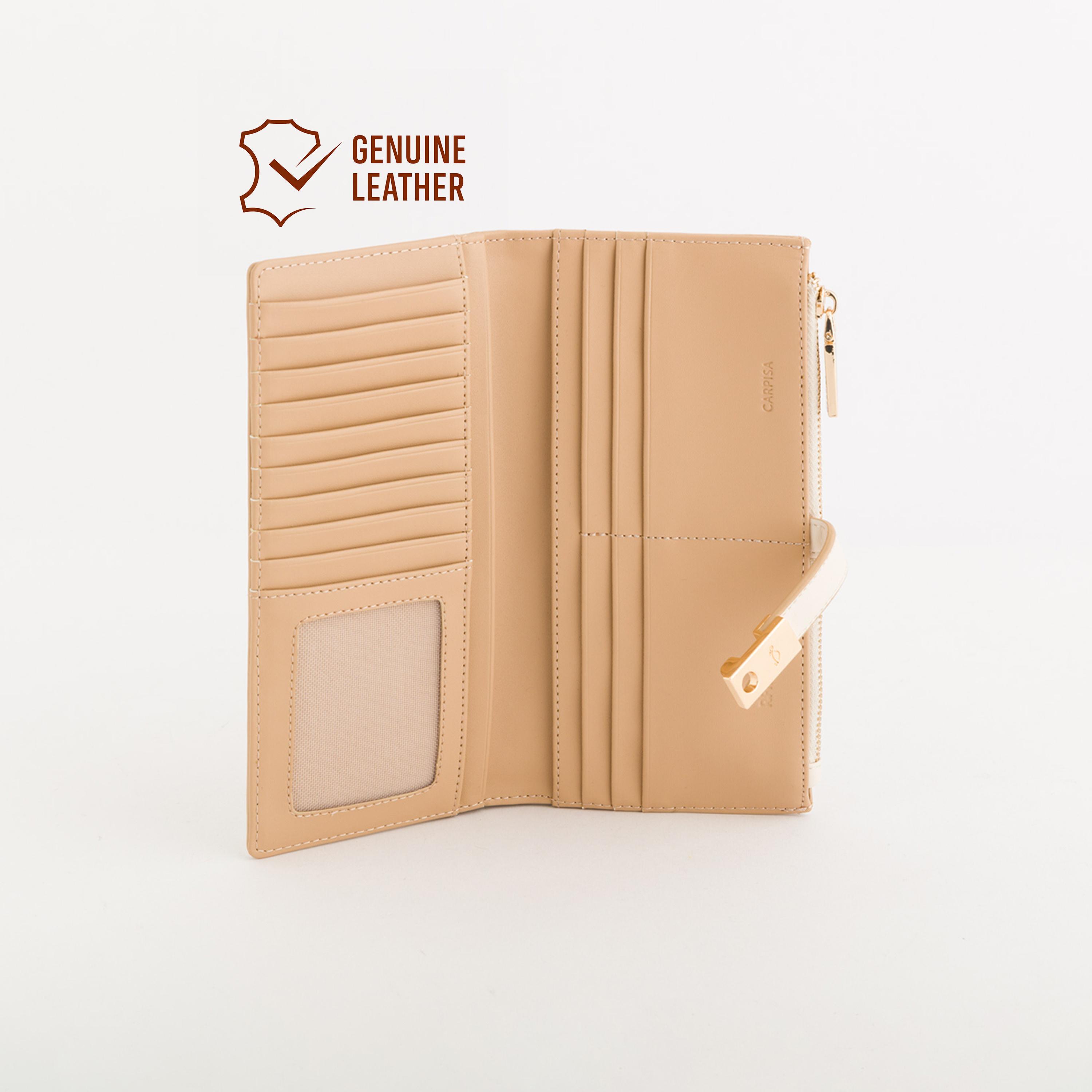 Carpisa Petunia Plain Wallet with Zipper closure | 19 X 1 X 9.5 CM-women-bagsandwallets-wallets-image-2