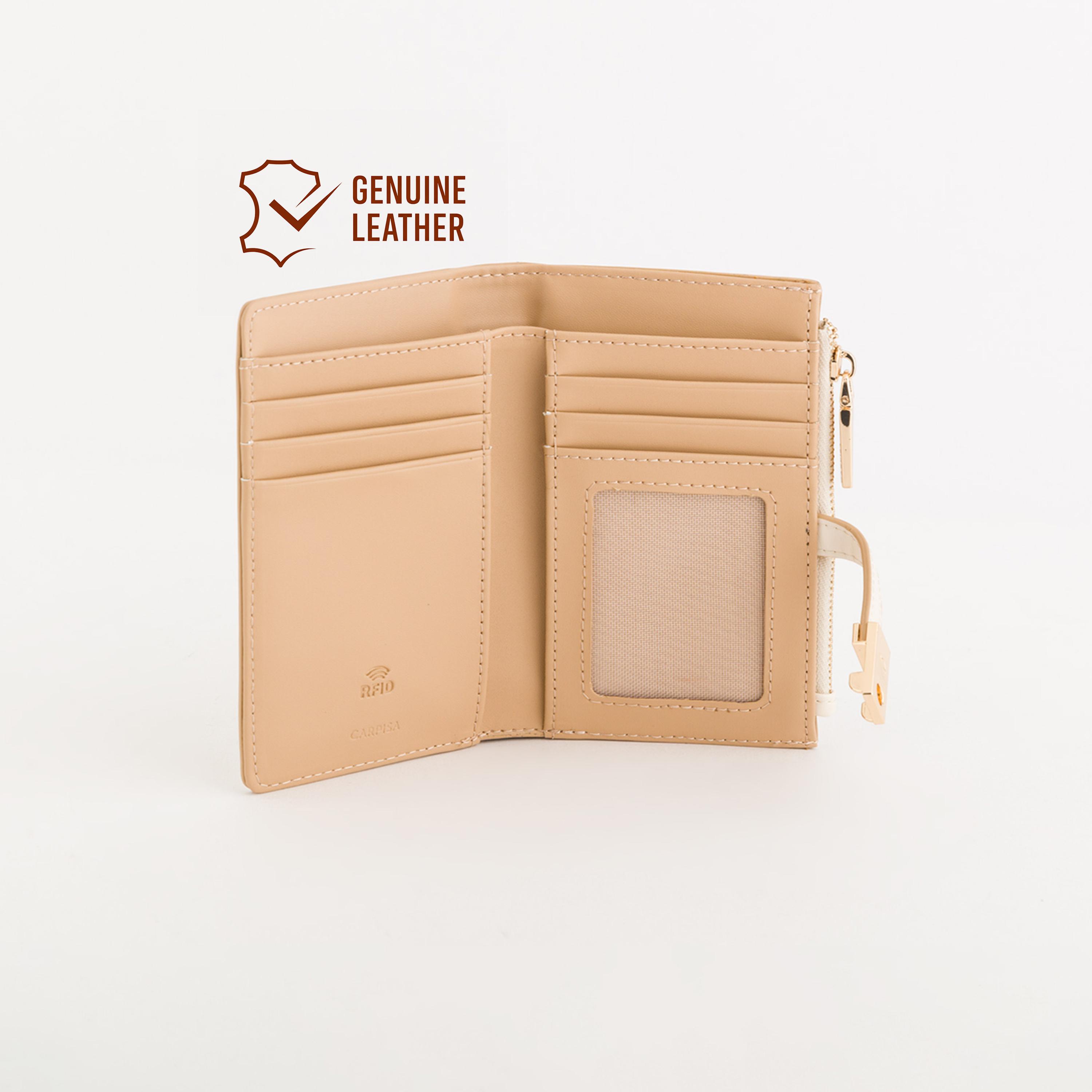 Carpisa Petunia Plain Wallet with Zipper closure | 14 X 1 X 9 CM-women-bagsandwallets-wallets-image-2