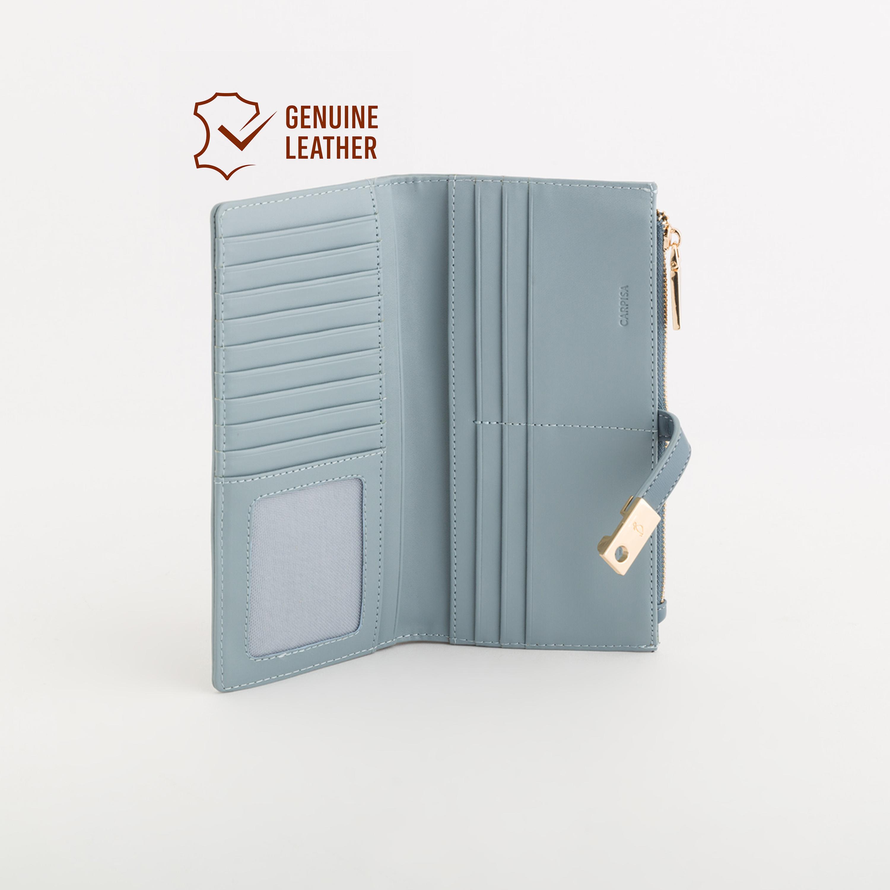 Carpisa Petunia Plain Wallet with Zipper closure | 19 X 1 X 9.5 CM-women-bagsandwallets-wallets-image-2
