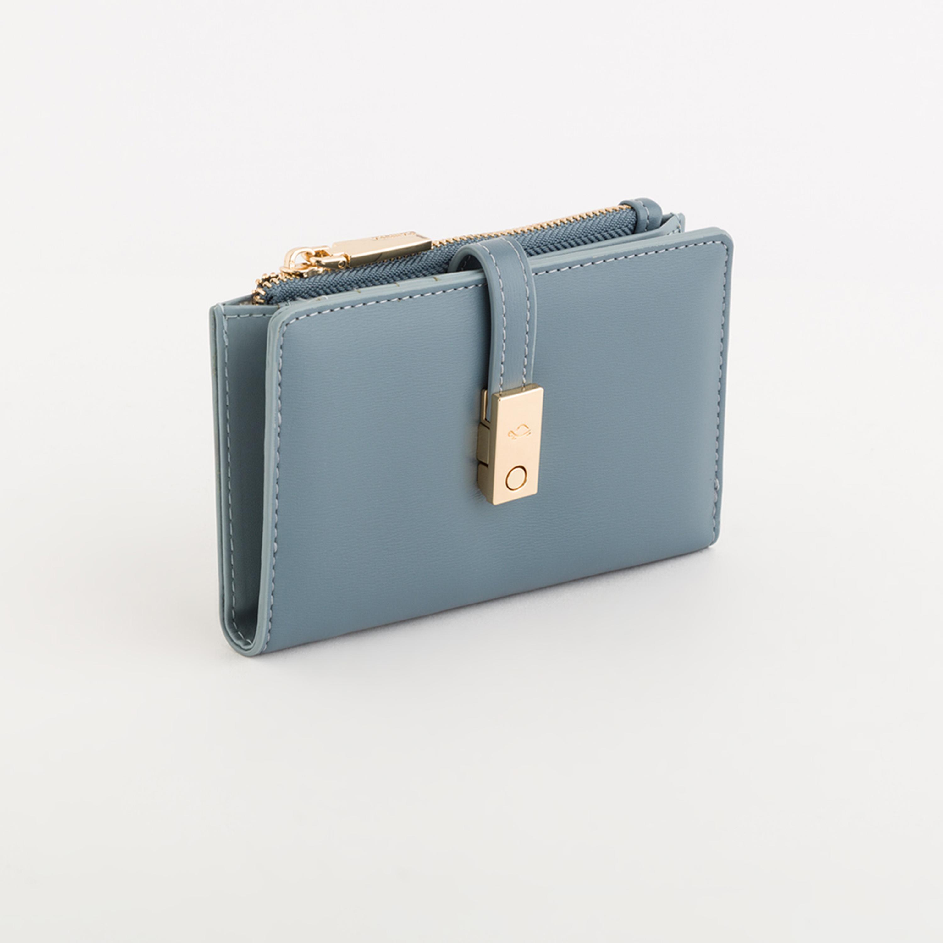 Carpisa Petunia Plain Wallet with Zipper closure | 14 X 1 X 9 CM-women-bagsandwallets-wallets-image-1
