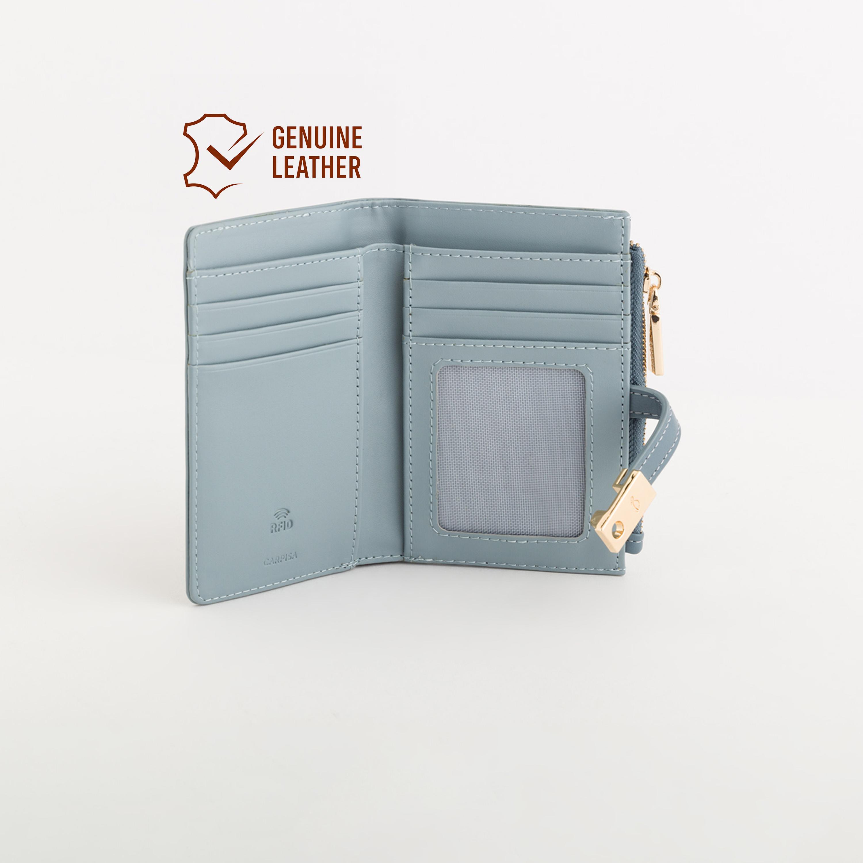 Carpisa Petunia Plain Wallet with Zipper closure | 14 X 1 X 9 CM-women-bagsandwallets-wallets-image-2