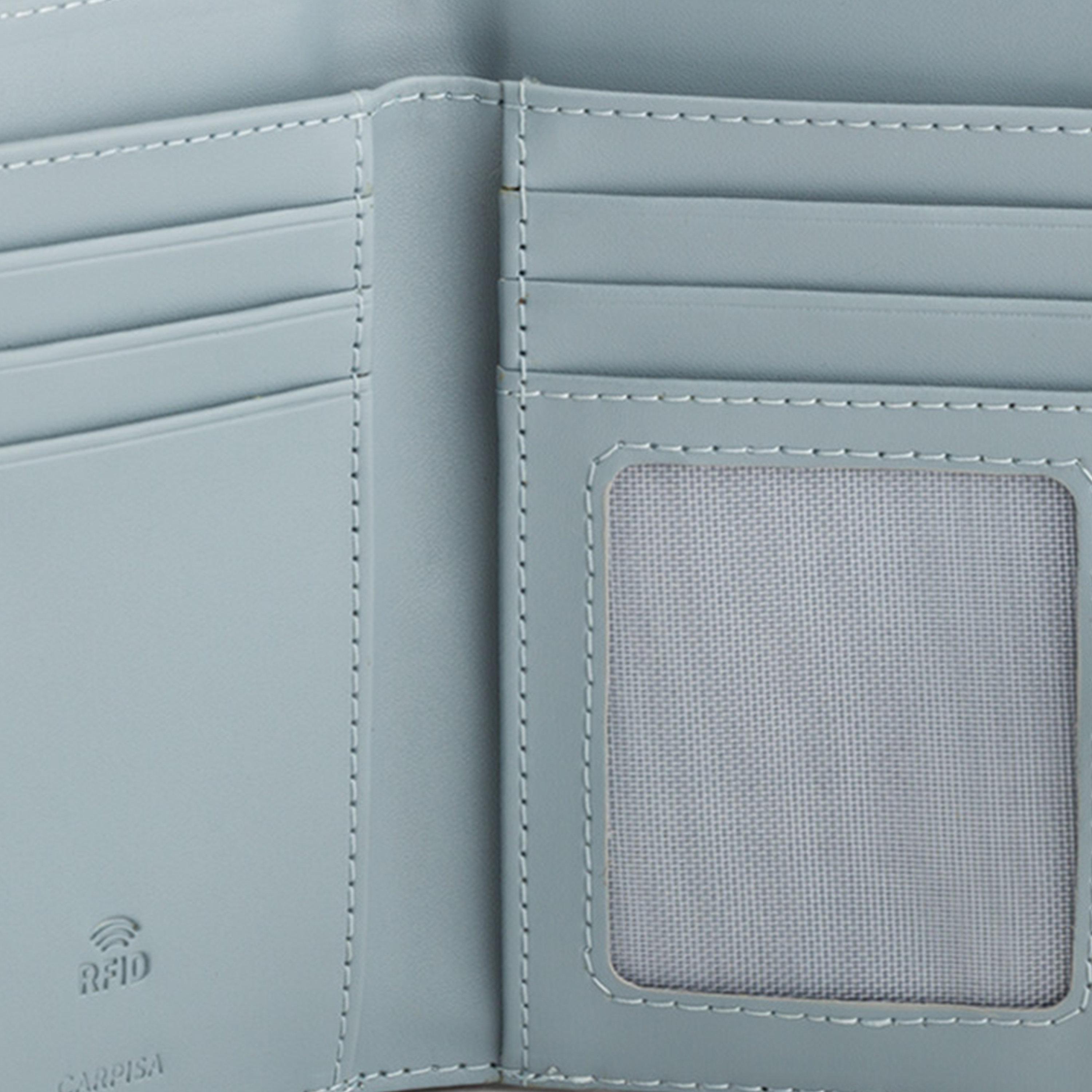 Carpisa Petunia Plain Wallet with Zipper closure | 14 X 1 X 9 CM-women-bagsandwallets-wallets-image-3