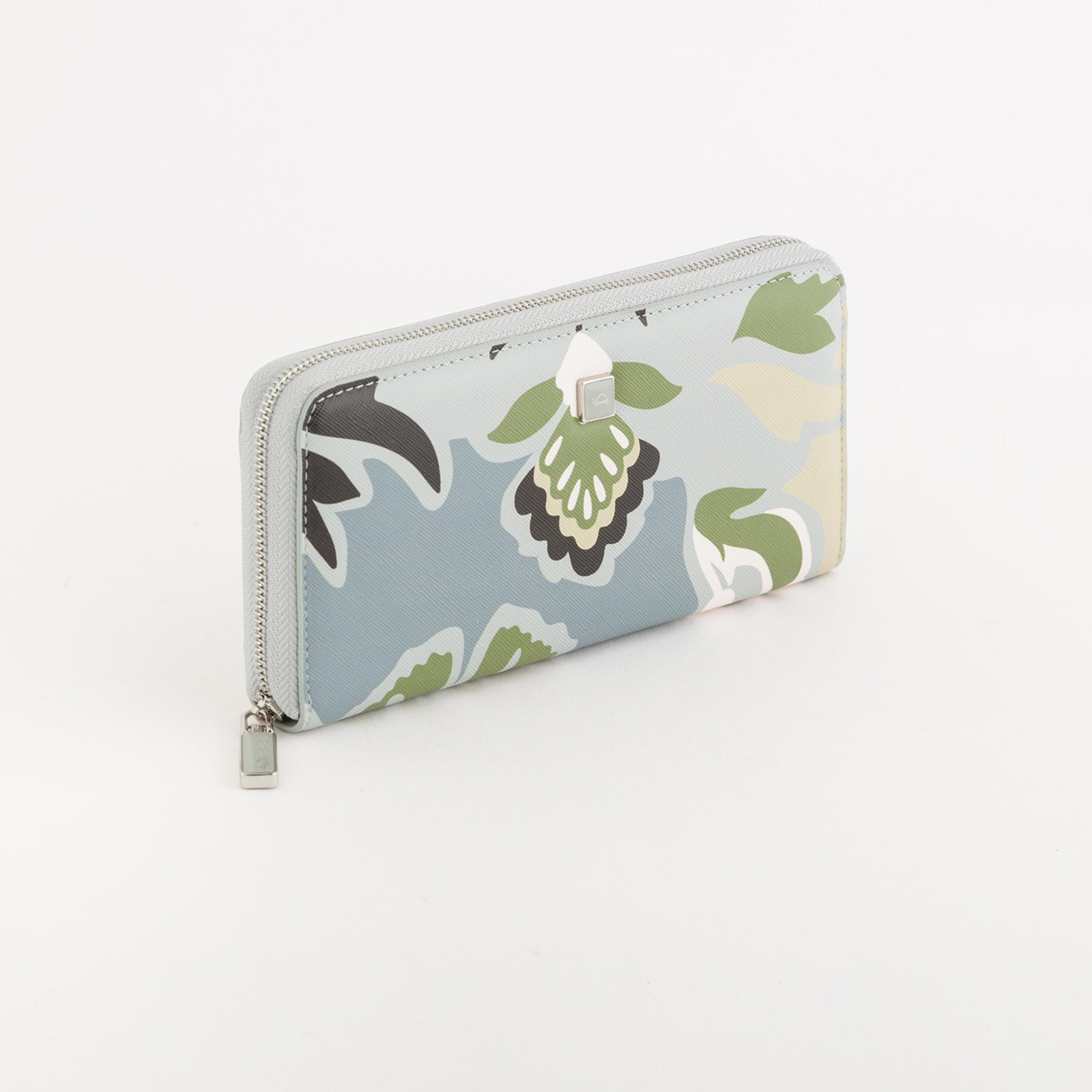 Carpisa Bouquet V1 Printed Wallet with Zipper closure | 19.5 X 2.5 X 10 CM-women-bagsandwallets-wallets-image-1