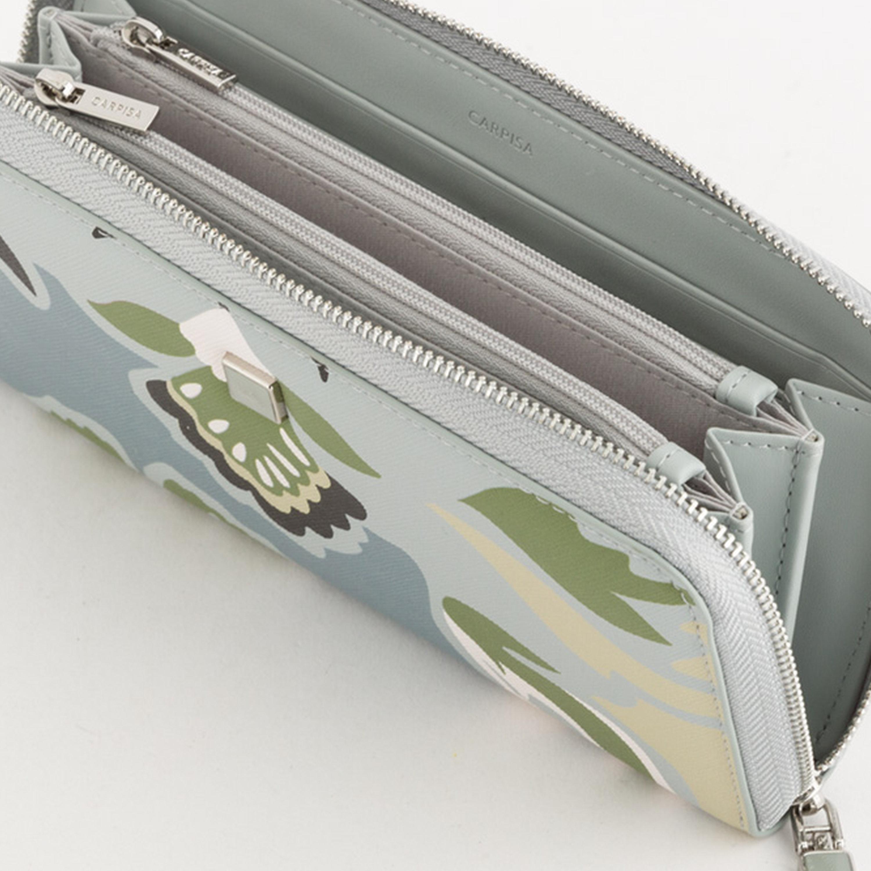 Carpisa Bouquet V1 Printed Wallet with Zipper closure | 19.5 X 2.5 X 10 CM-women-bagsandwallets-wallets-image-3