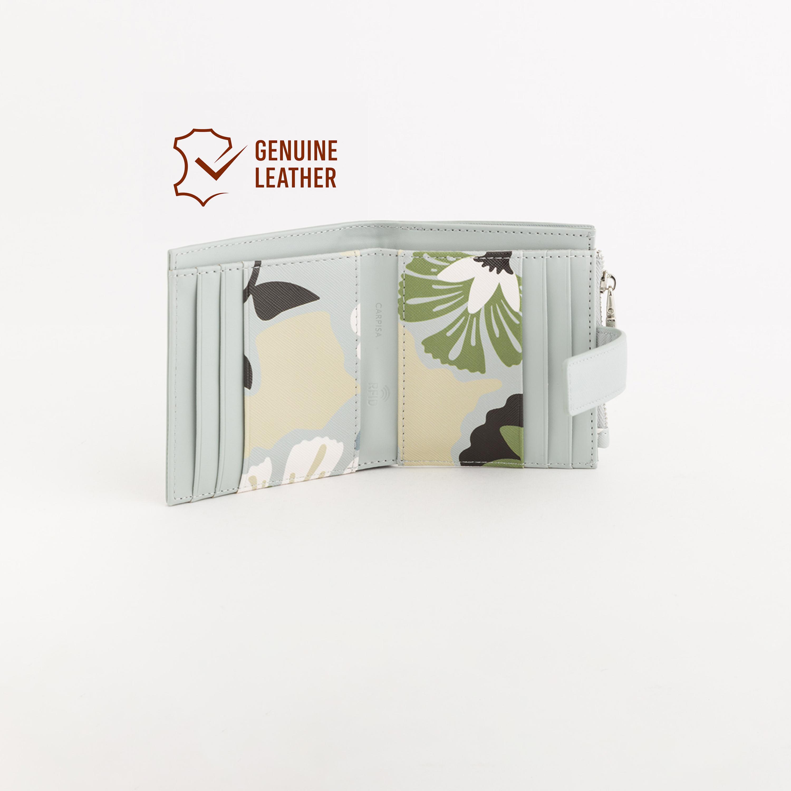 Carpisa Bouquet V1 Printed Wallet with Zipper closure | 11 X 2 X 10 CM-women-bagsandwallets-wallets-image-2