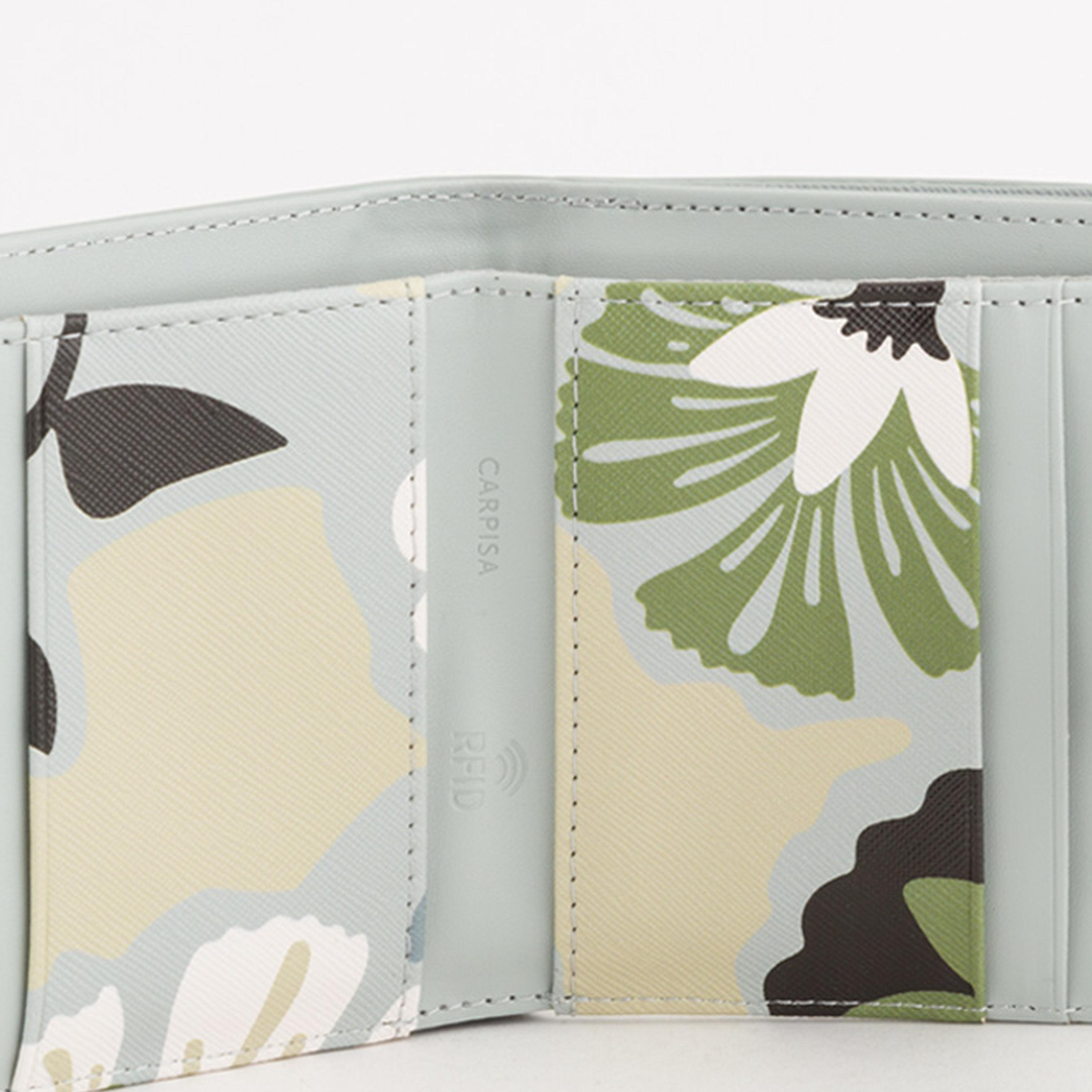 Carpisa Bouquet V1 Printed Wallet with Zipper closure | 11 X 2 X 10 CM-women-bagsandwallets-wallets-image-3