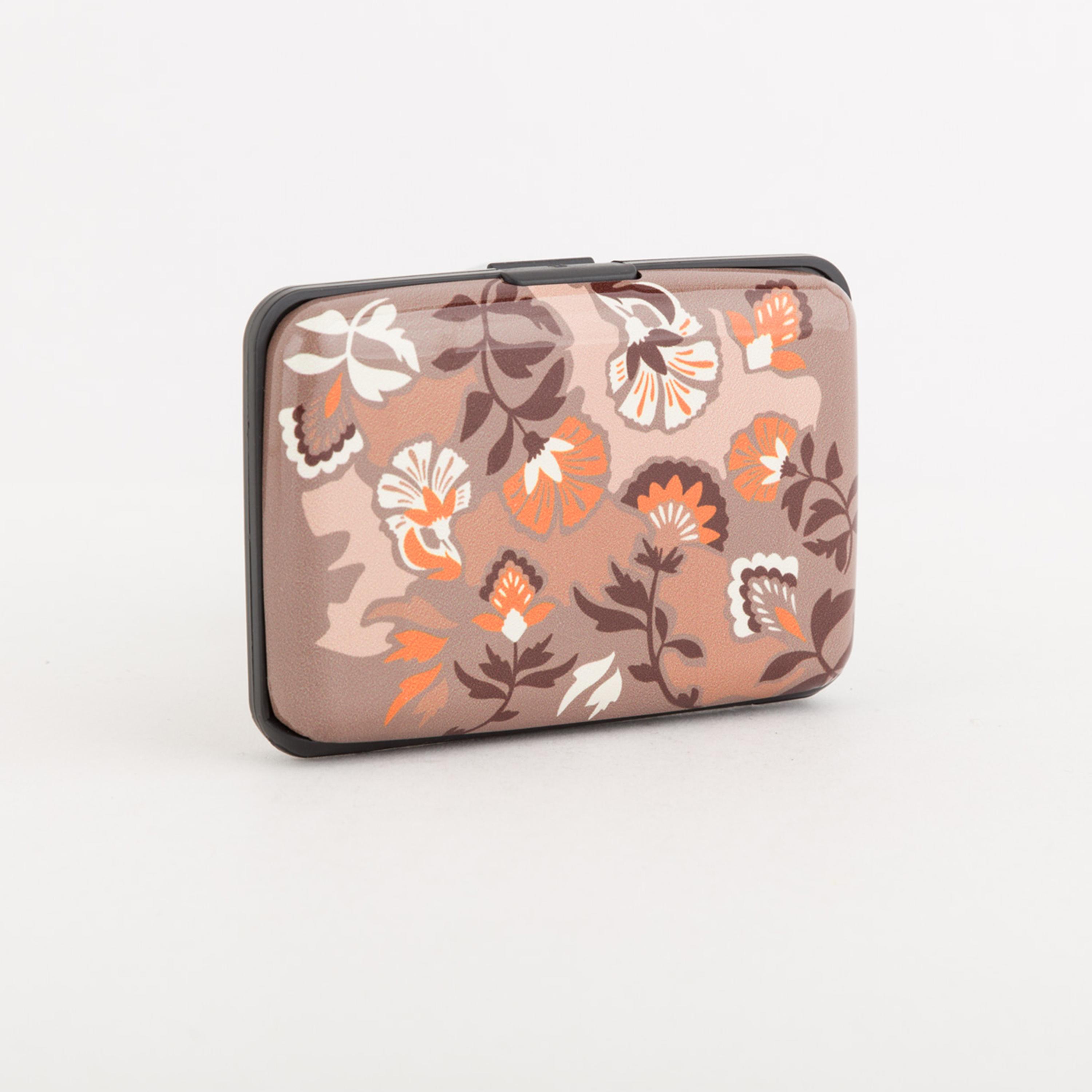 Carpisa Bouquet Printed Coin Purse with Clasp closure | 11 X 2 X 7.5 CM-women-bagsandwallets-wallets-image-1