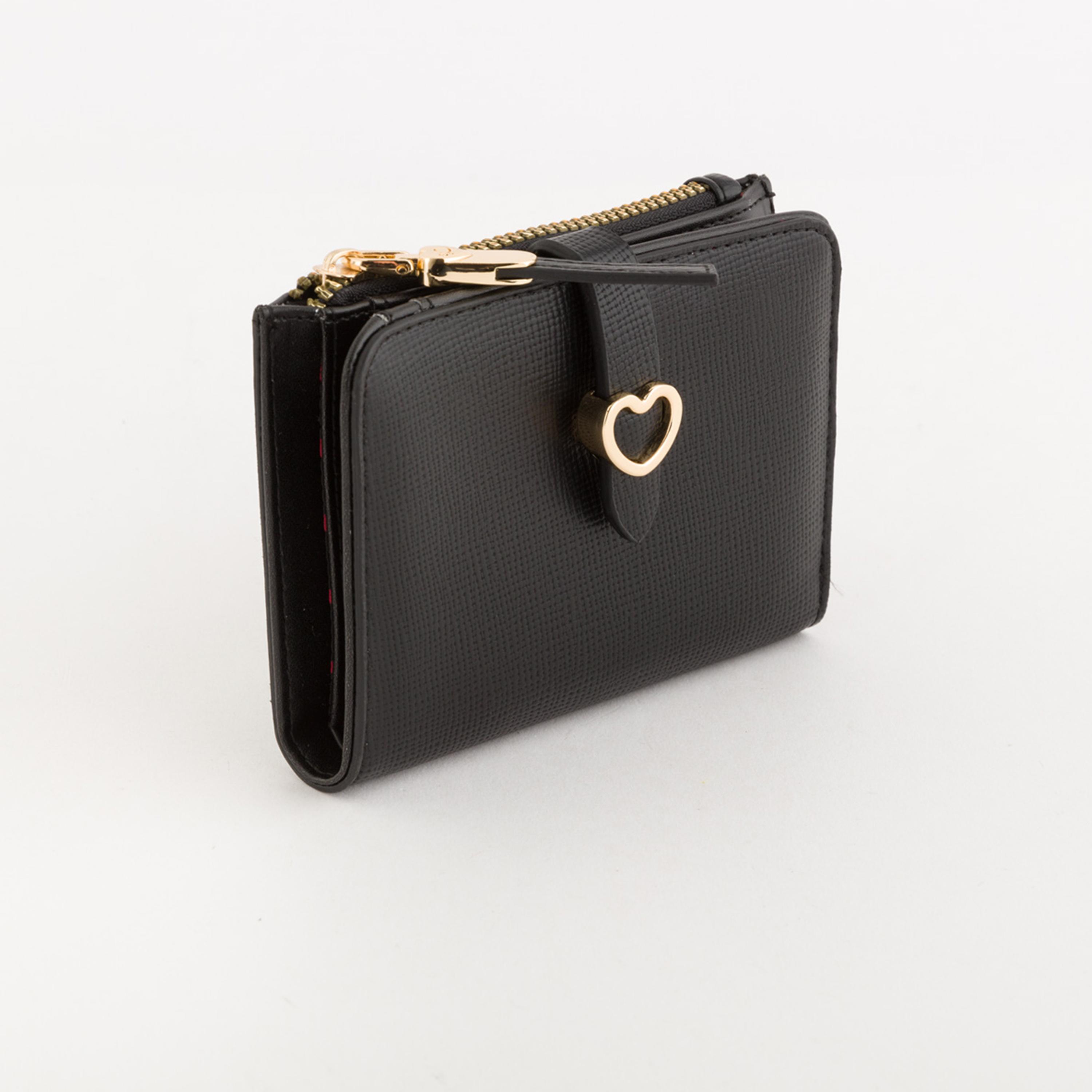 Carpisa Dalia V3 Textured Wallet with Zipper closure | 12 X 1.5 X 9 CM-women-bagsandwallets-wallets-image-1