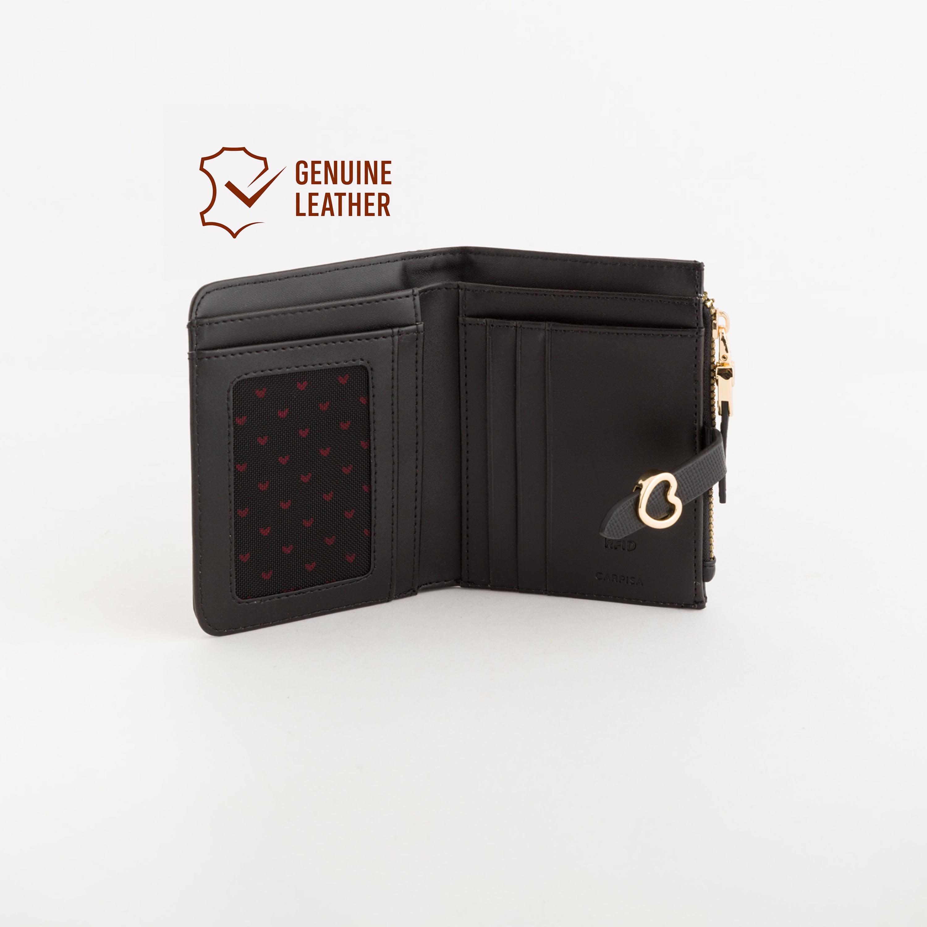 Carpisa Dalia V3 Textured Wallet with Zipper closure | 12 X 1.5 X 9 CM-women-bagsandwallets-wallets-image-2