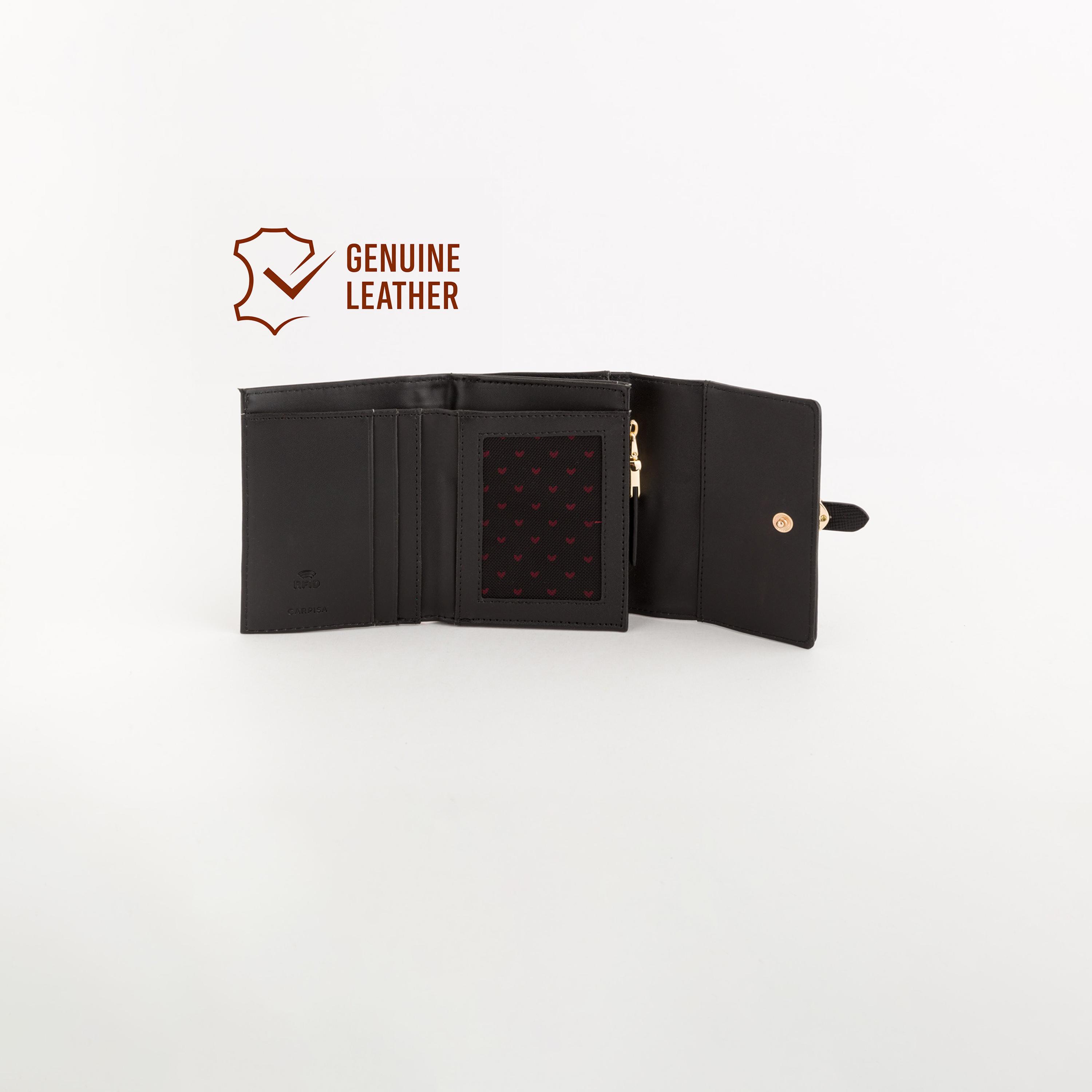 Carpisa Dalia V3 Textured Wallet with Flap closure | 11 X 2.5 X 9.5 CM-women-bagsandwallets-wallets-image-2