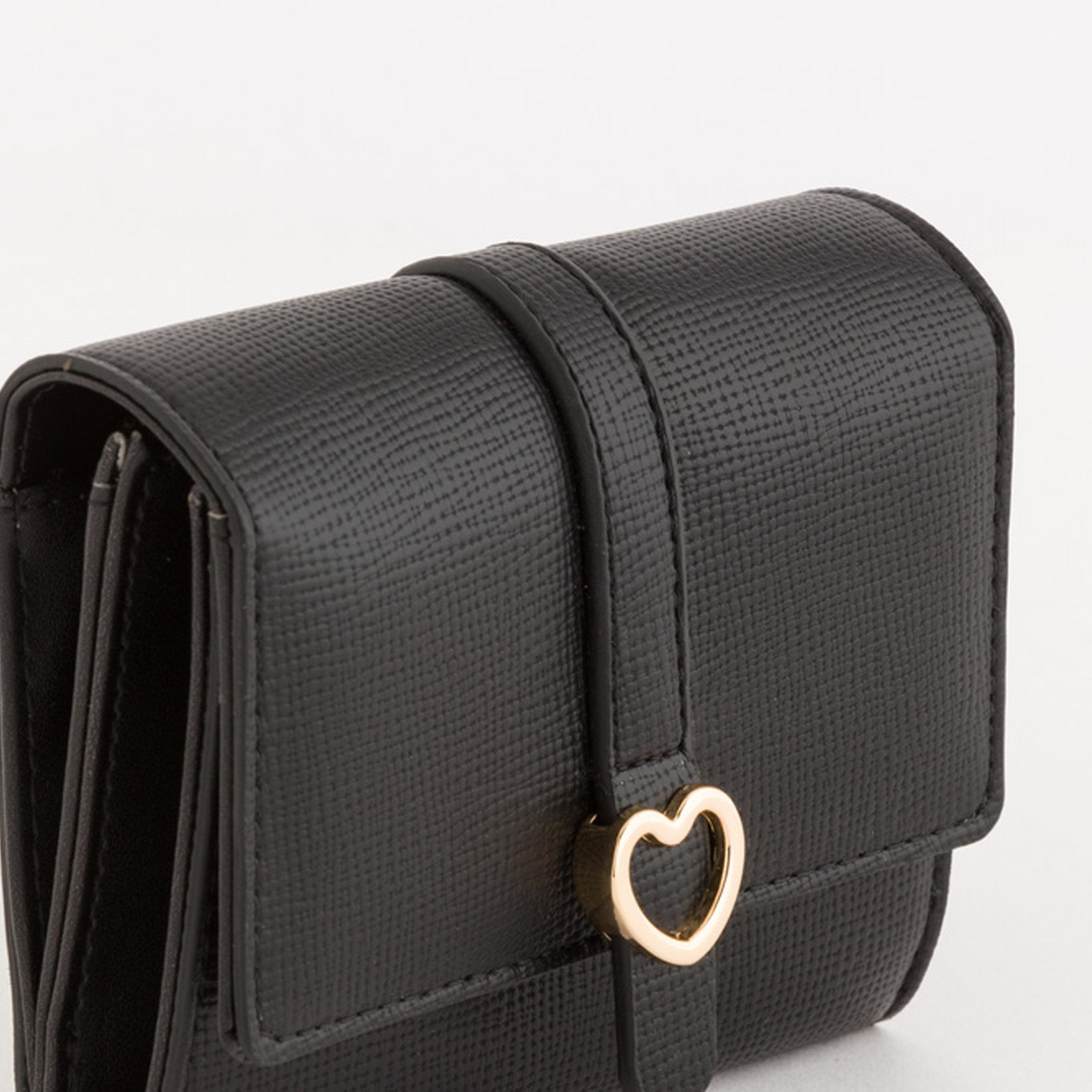 Carpisa Dalia V3 Textured Wallet with Flap closure | 11 X 2.5 X 9.5 CM-women-bagsandwallets-wallets-image-4