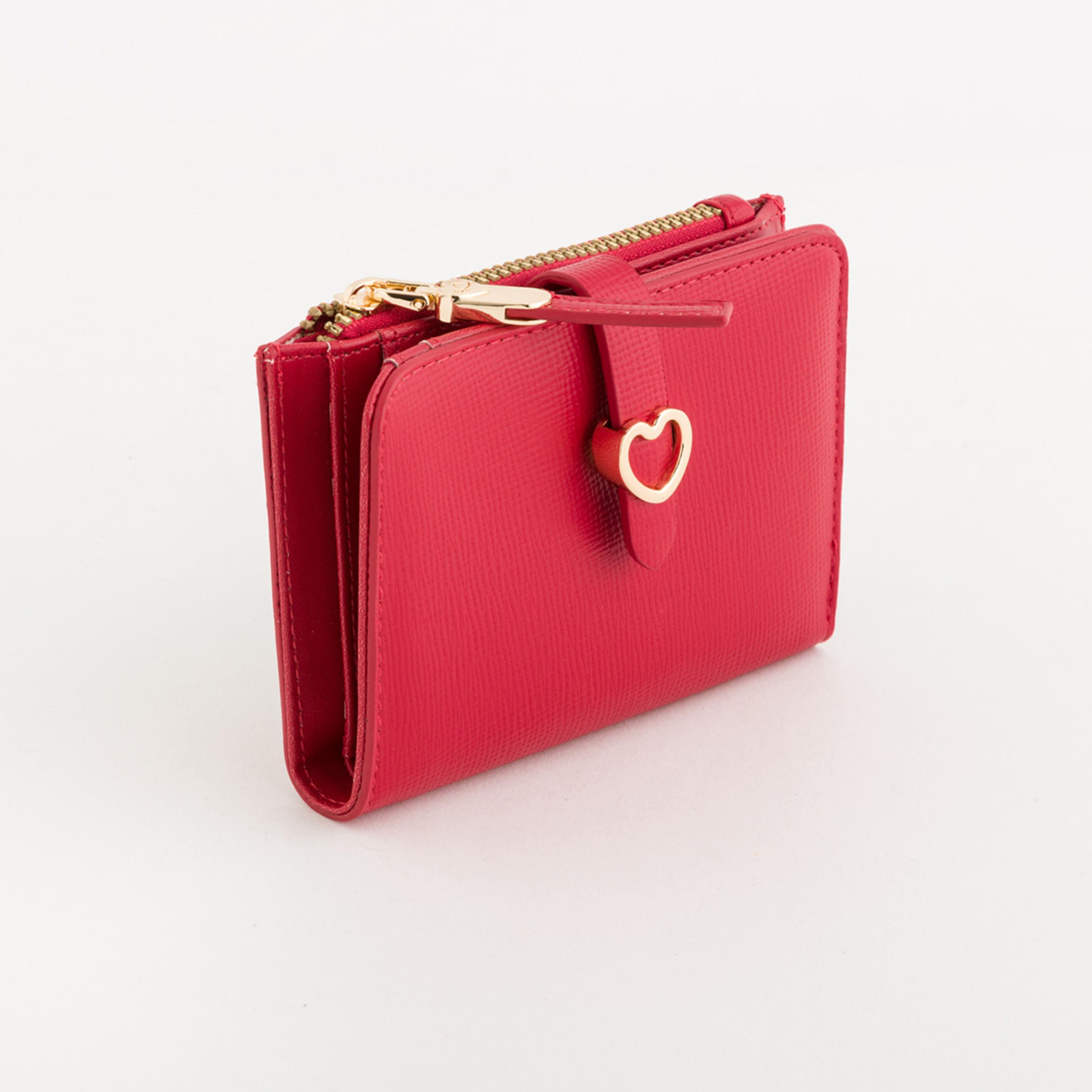Carpisa Dalia V3 Textured Wallet with Zipper closure | 12 X 1.5 X 9 CM-women-bagsandwallets-wallets-image-1