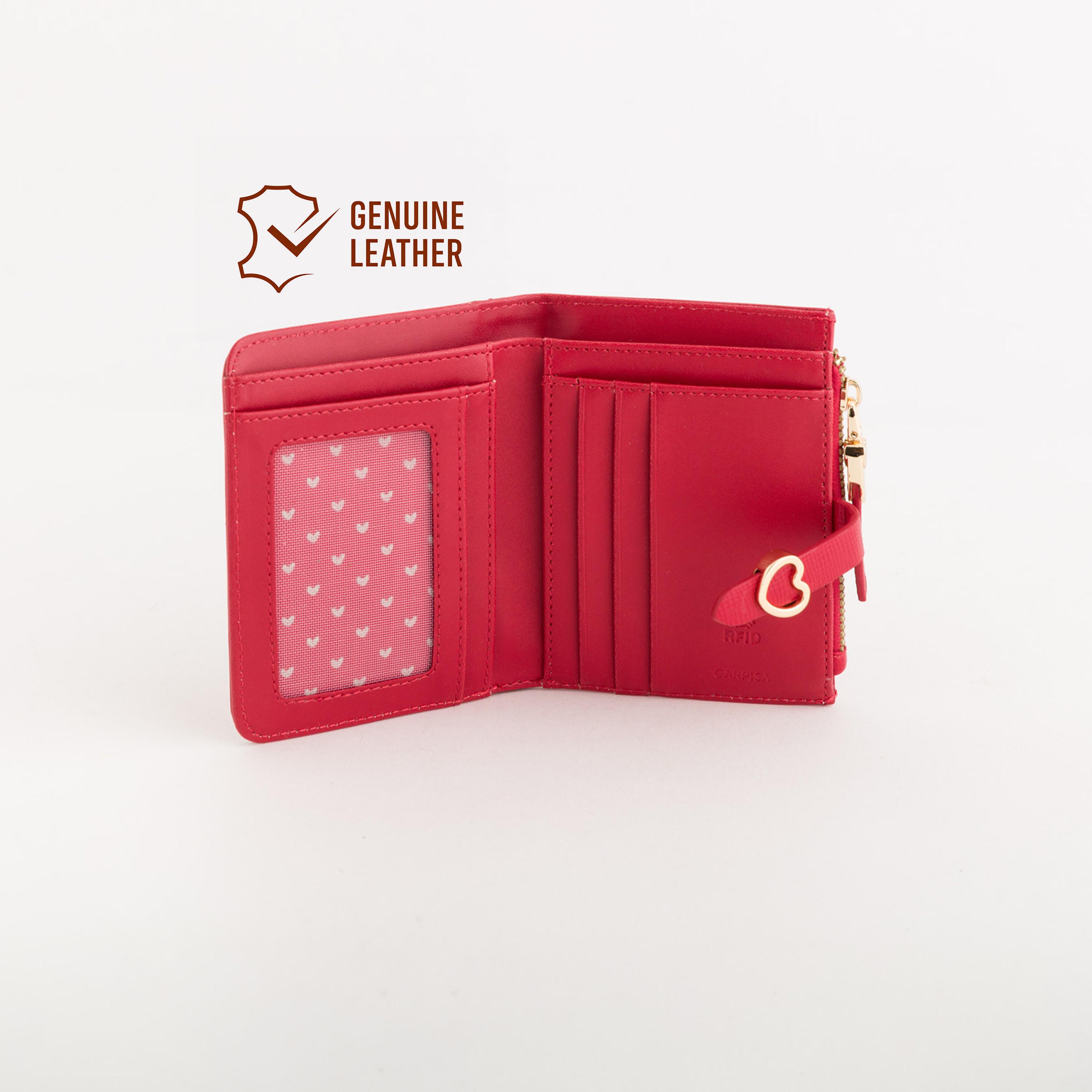 Carpisa Dalia V3 Textured Wallet with Zipper closure | 12 X 1.5 X 9 CM-women-bagsandwallets-wallets-image-2