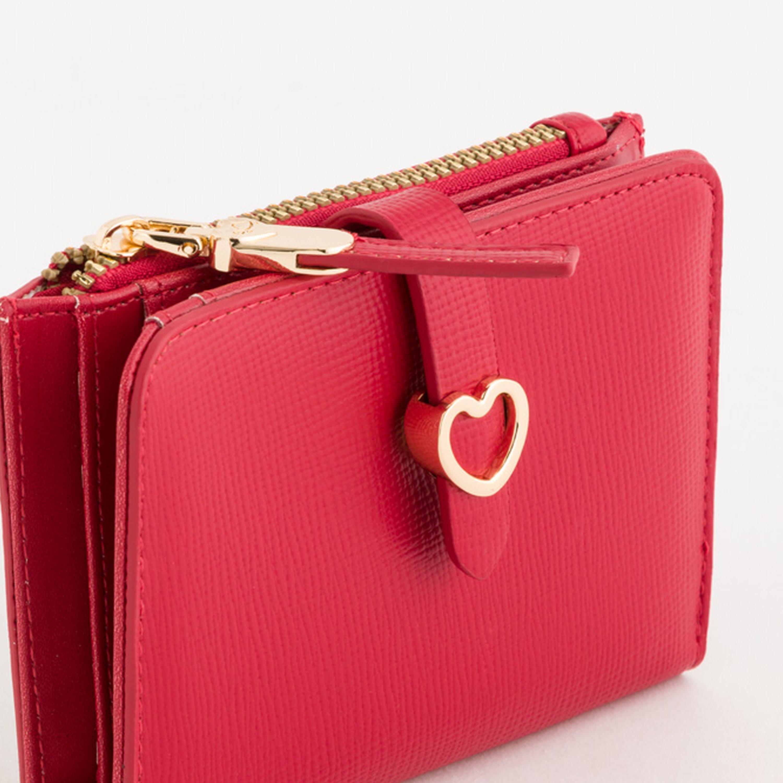 Carpisa Dalia V3 Textured Wallet with Zipper closure | 12 X 1.5 X 9 CM-women-bagsandwallets-wallets-image-4
