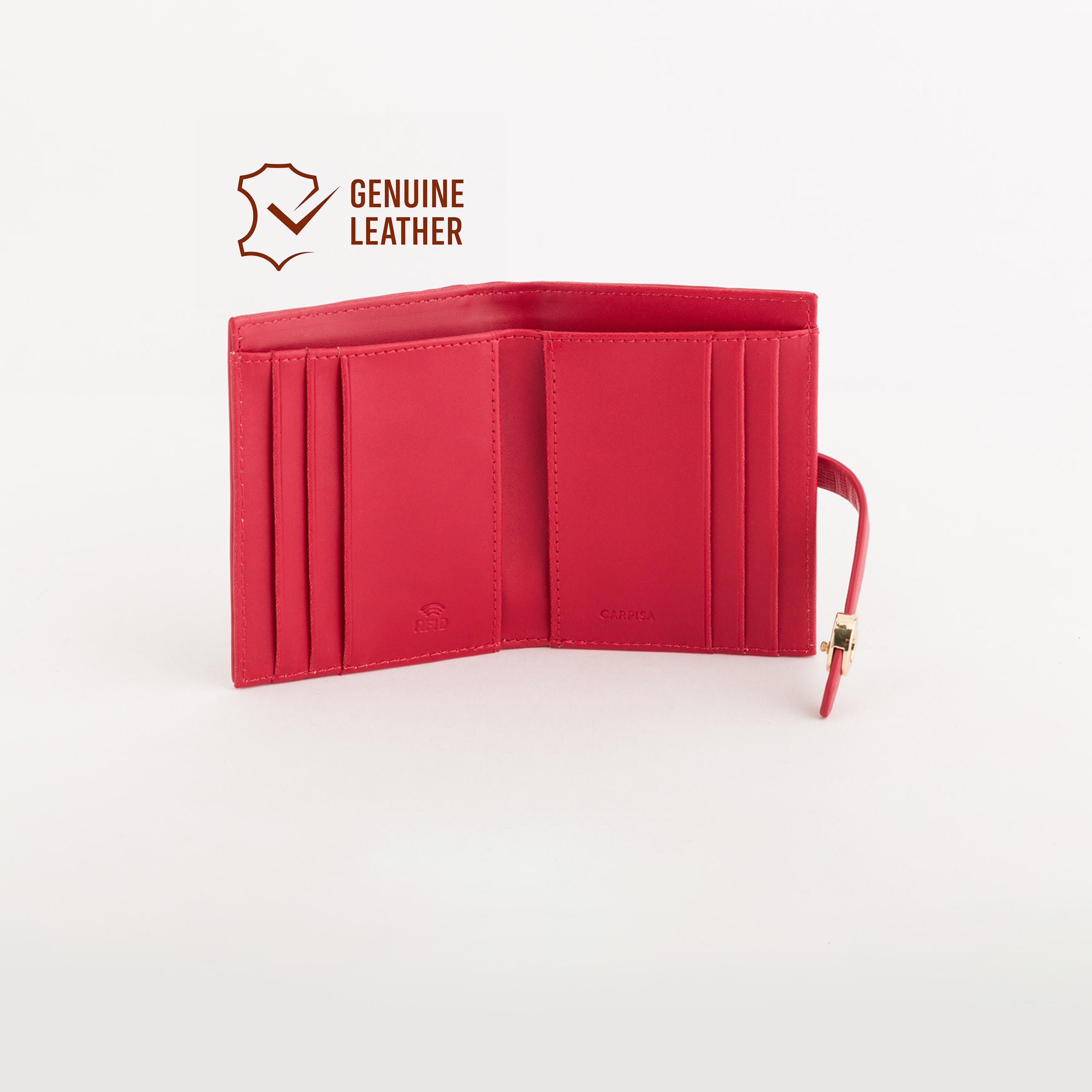 Carpisa Dalia V3 Textured Wallet with Clip closure | 11 X 1 X 9 CM-women-bagsandwallets-wallets-image-2