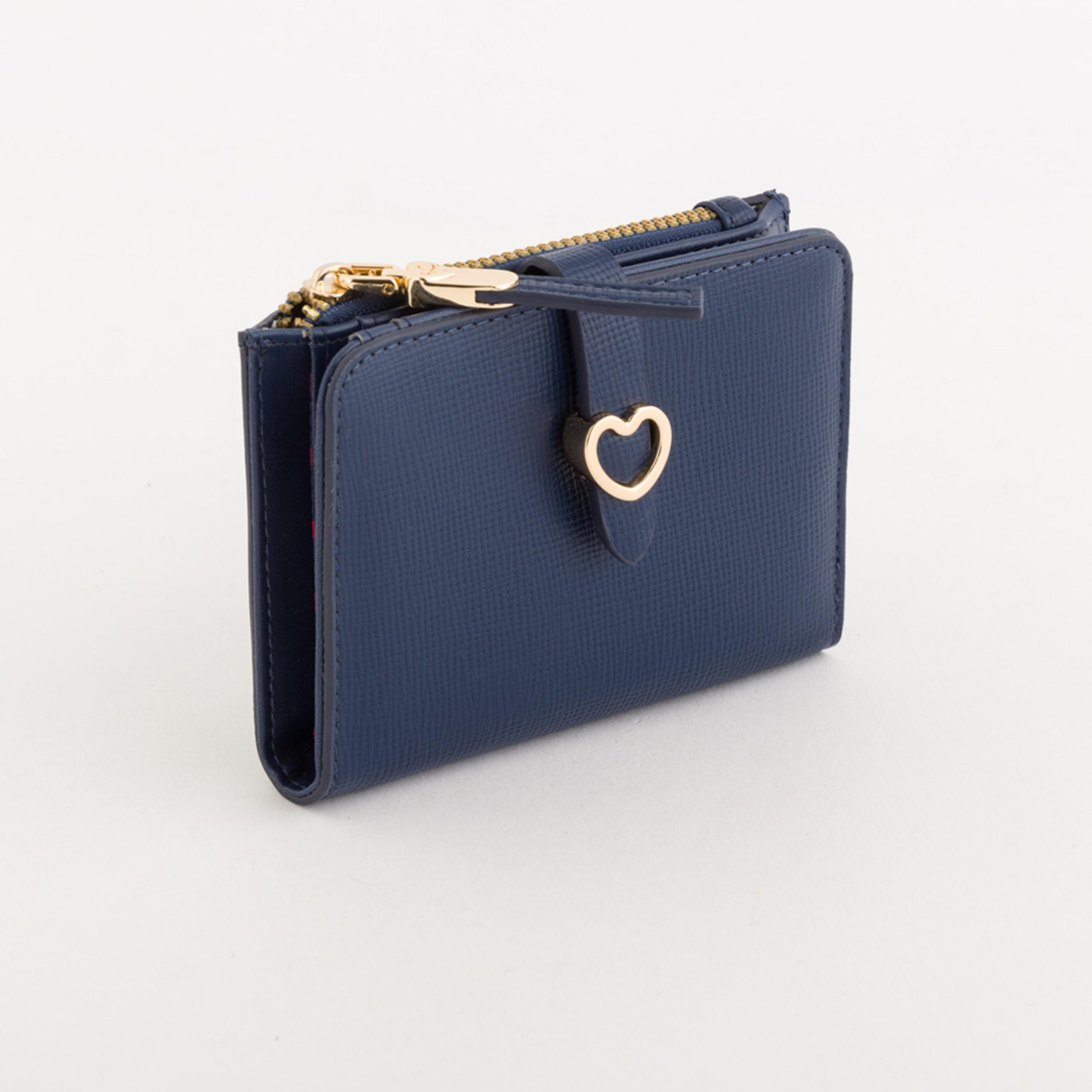 Carpisa Dalia V3 Textured Wallet with Zipper closure | 12 X 1.5 X 9 CM-women-bagsandwallets-wallets-image-1