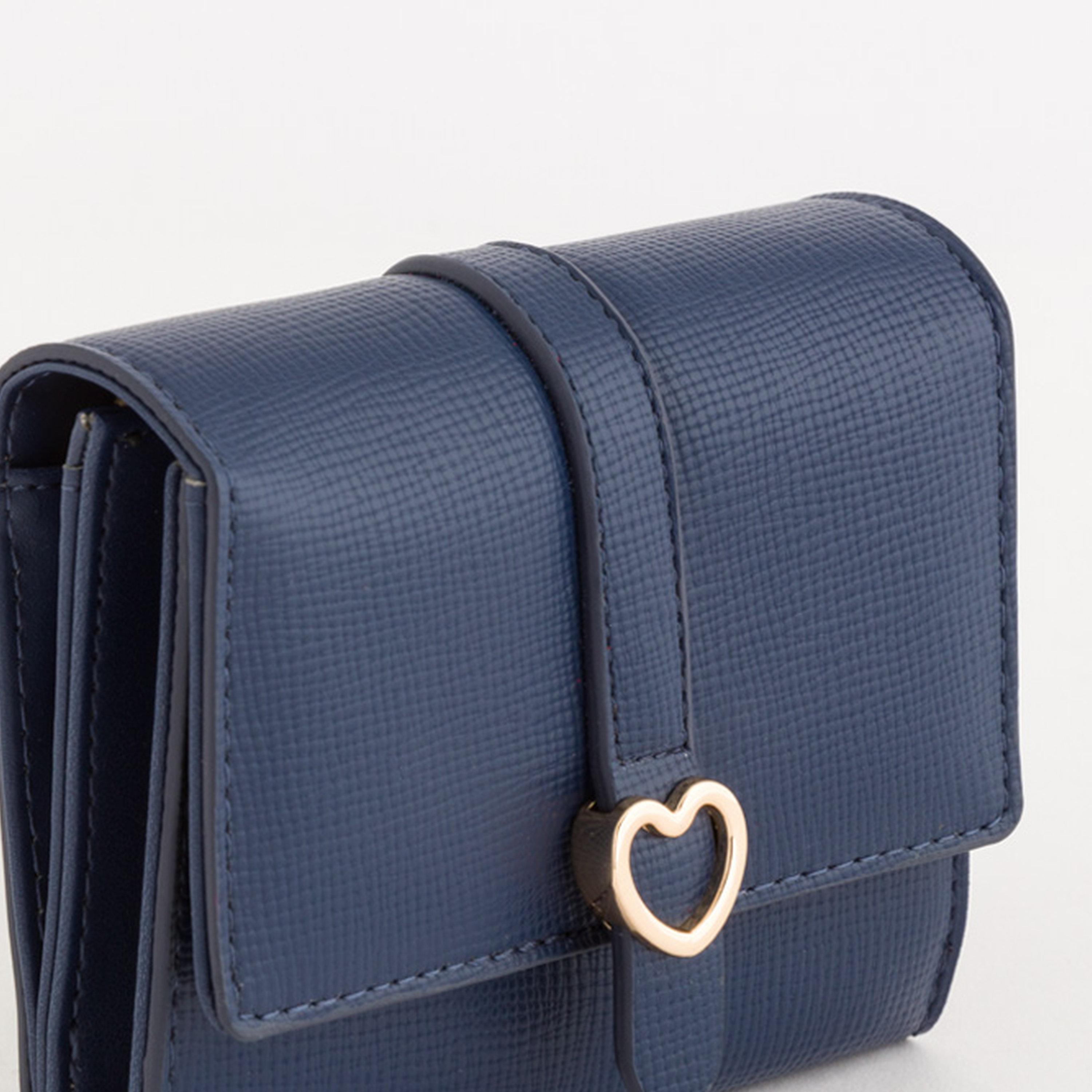 Carpisa Dalia V3 Textured Wallet with Flap closure | 11 X 2.5 X 9.5 CM-women-bagsandwallets-wallets-image-4