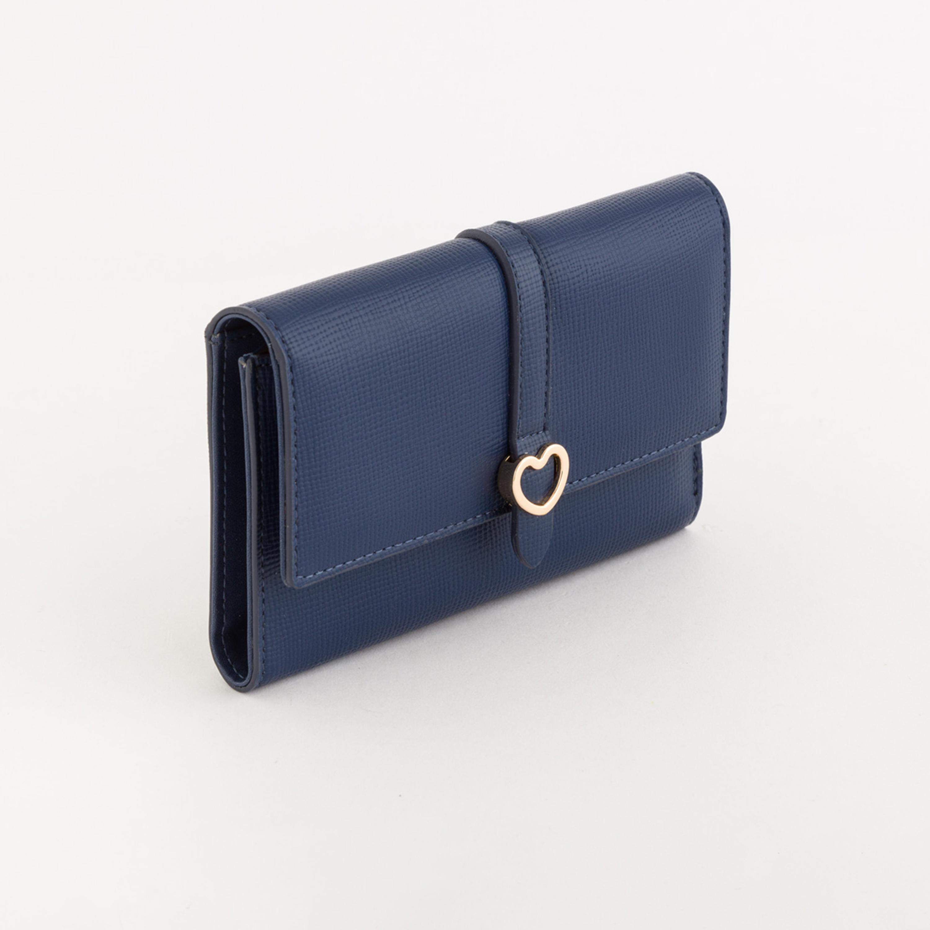 Carpisa Dalia V3 Textured Wallet with Flap closure | 15 X 1.5 X 11 CM-women-bagsandwallets-wallets-image-1