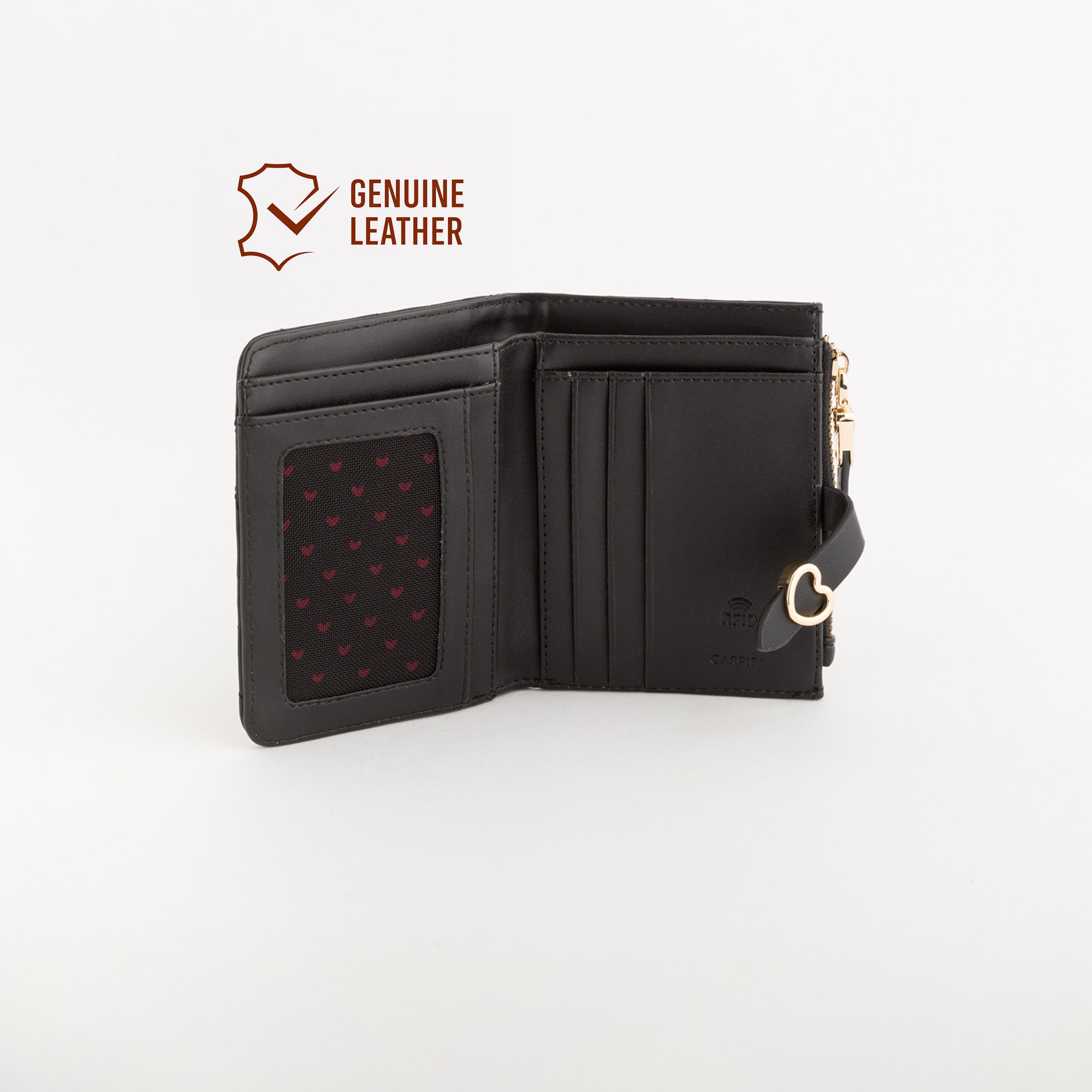 Carpisa Dalia V2 Textured Wallet with Zipper closure | 12 X 1.5 X 9 CM-women-bagsandwallets-wallets-image-2