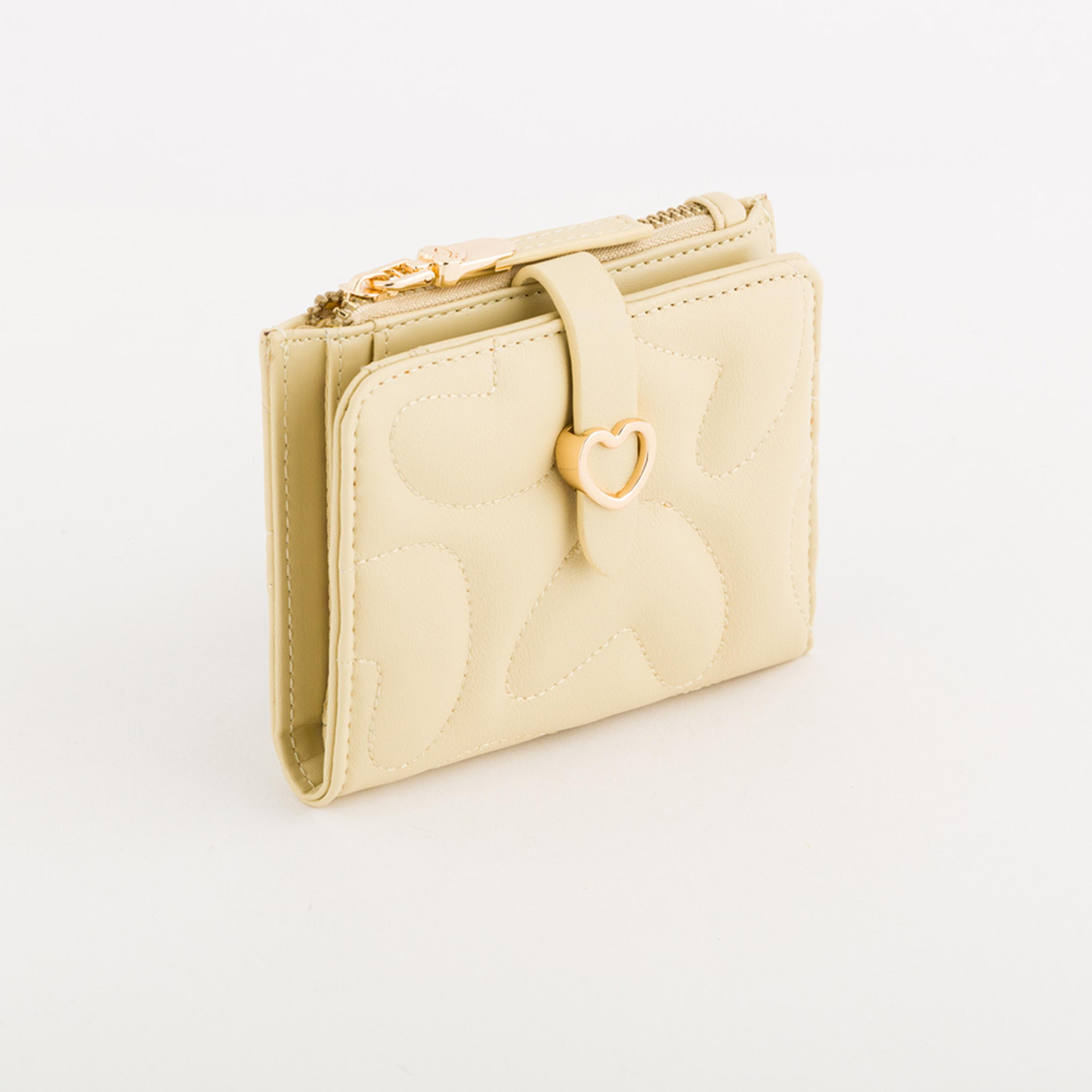 Carpisa Dalia V2 Textured Wallet with Zipper closure | 12 X 1.5 X 9 CM-women-bagsandwallets-wallets-image-1