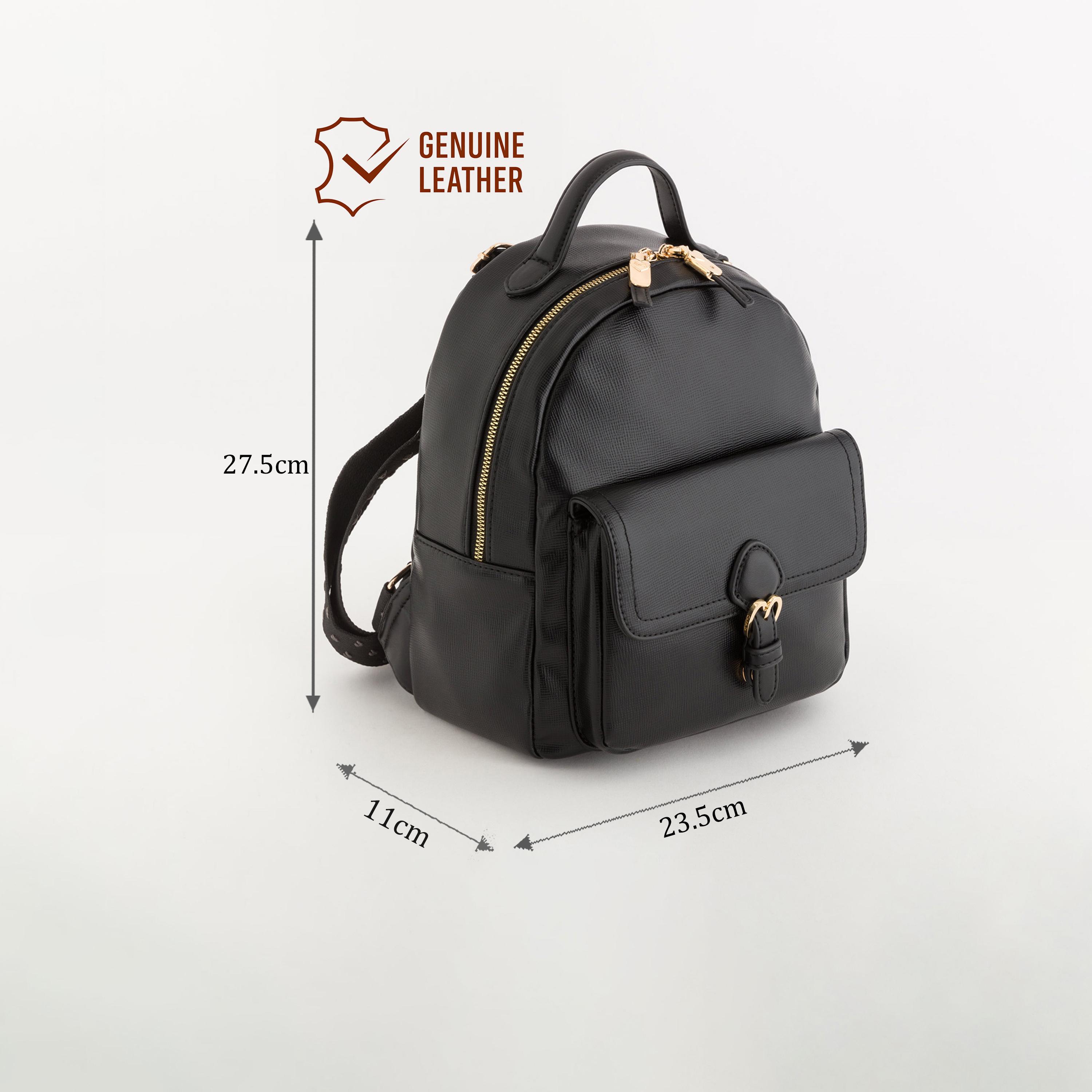 Carpisa | 10.8 Inches Backpack, Polyurethane, Adjustable Strap | BSD2370244600101-travel-luggagesandbags-backpacks-image-2