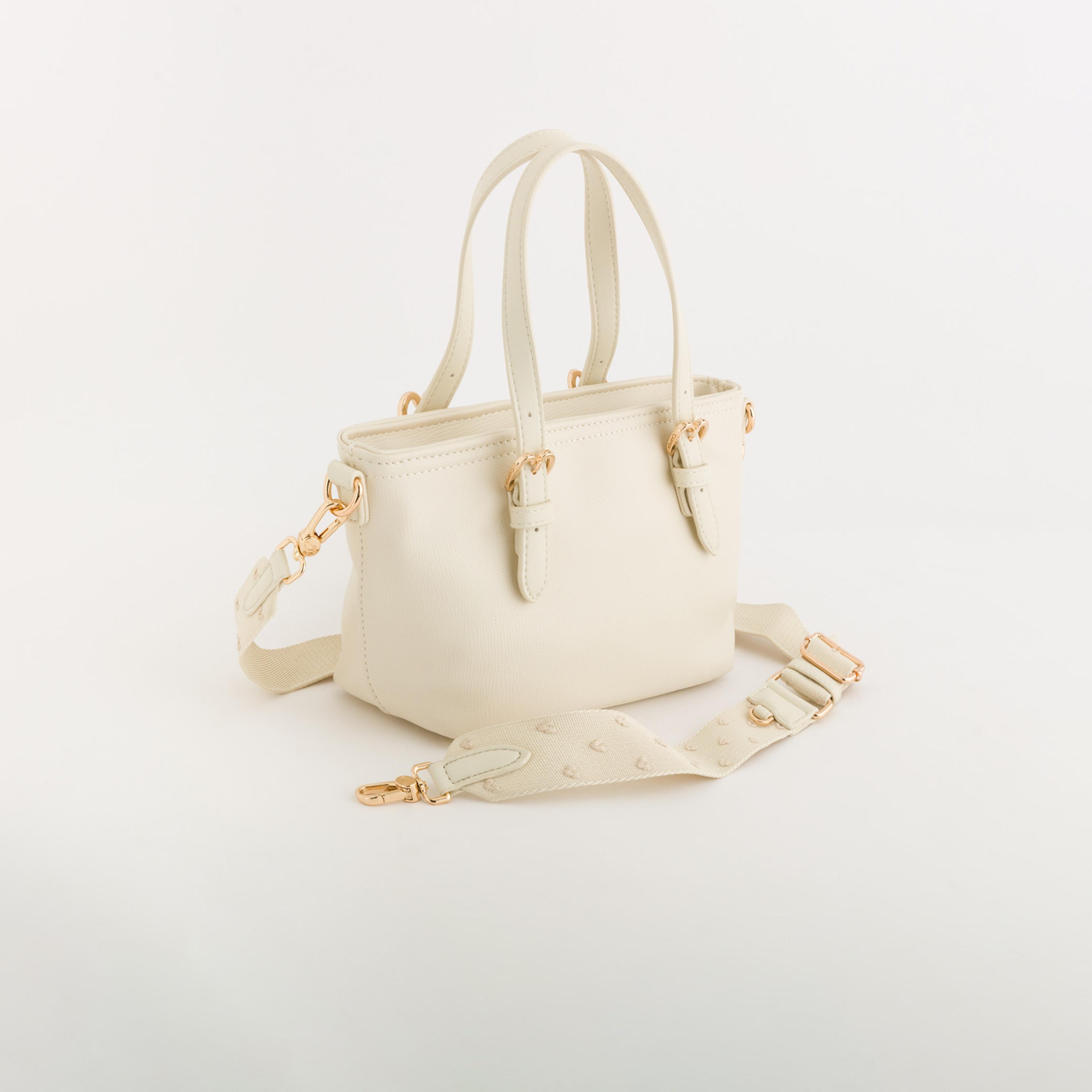 Carpisa Dalia V3 Textured Double Handle Satchel Bag with Zipper closure and Detachable Strap | 18 X 8.5 X 16.5 CM-women-bagsandwallets-handbags-image-1