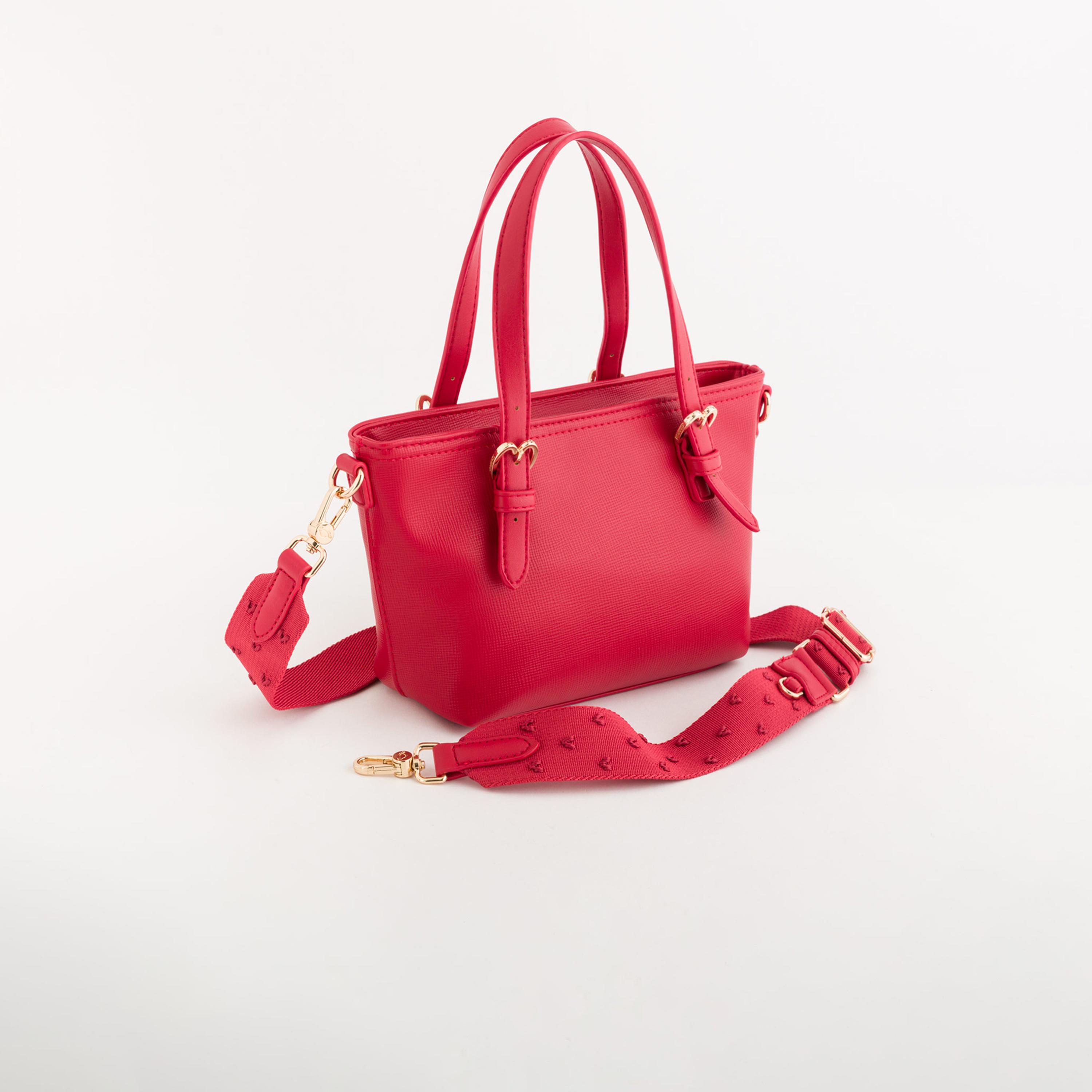 Carpisa Dalia V3 Textured Double Handle Satchel Bag with Zipper closure and Detachable Strap | 18 X 8.5 X 16.5 CM-women-bagsandwallets-handbags-image-1
