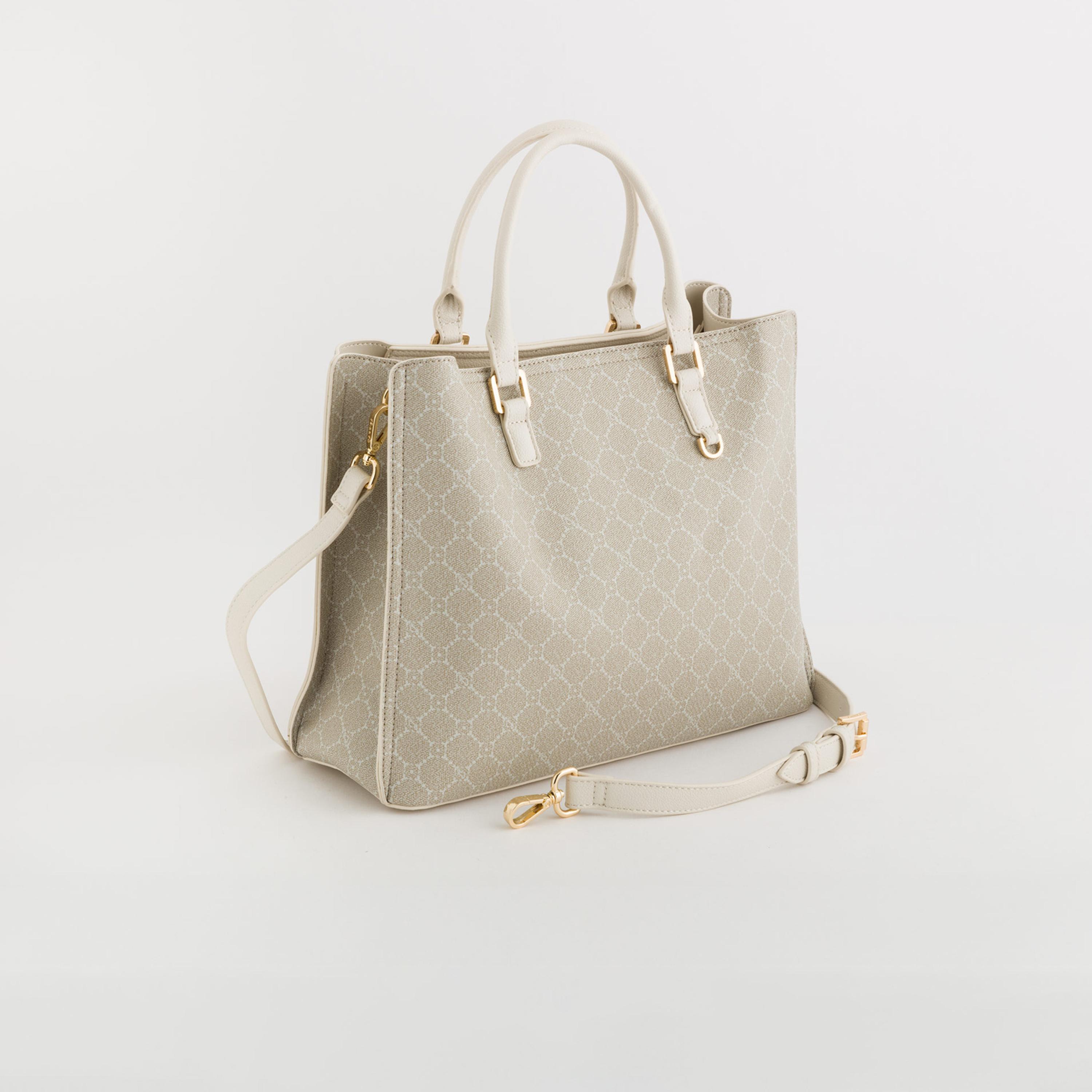 Carpisa Diana Spring Printed Double Handle Tote Bag with Zipper closure and Detachable Strap | 32.5 X 12.5 X 25.5 CM-women-bagsandwallets-handbags-image-1