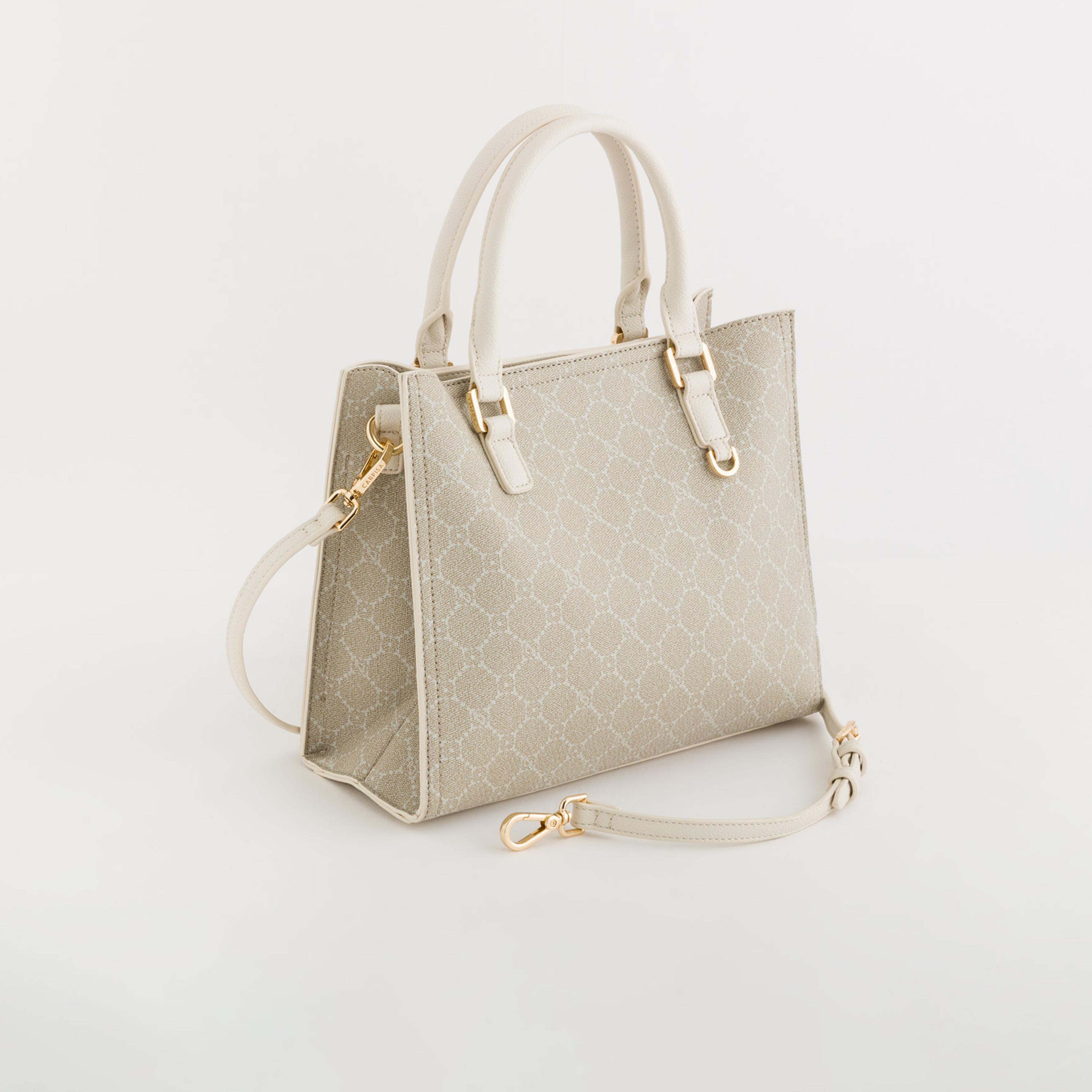 Carpisa Diana Spring Printed Double Handle Tote Bag with Magnetic closure and Detachable Strap | 26 X 11 X 21 CM-women-bagsandwallets-handbags-image-1