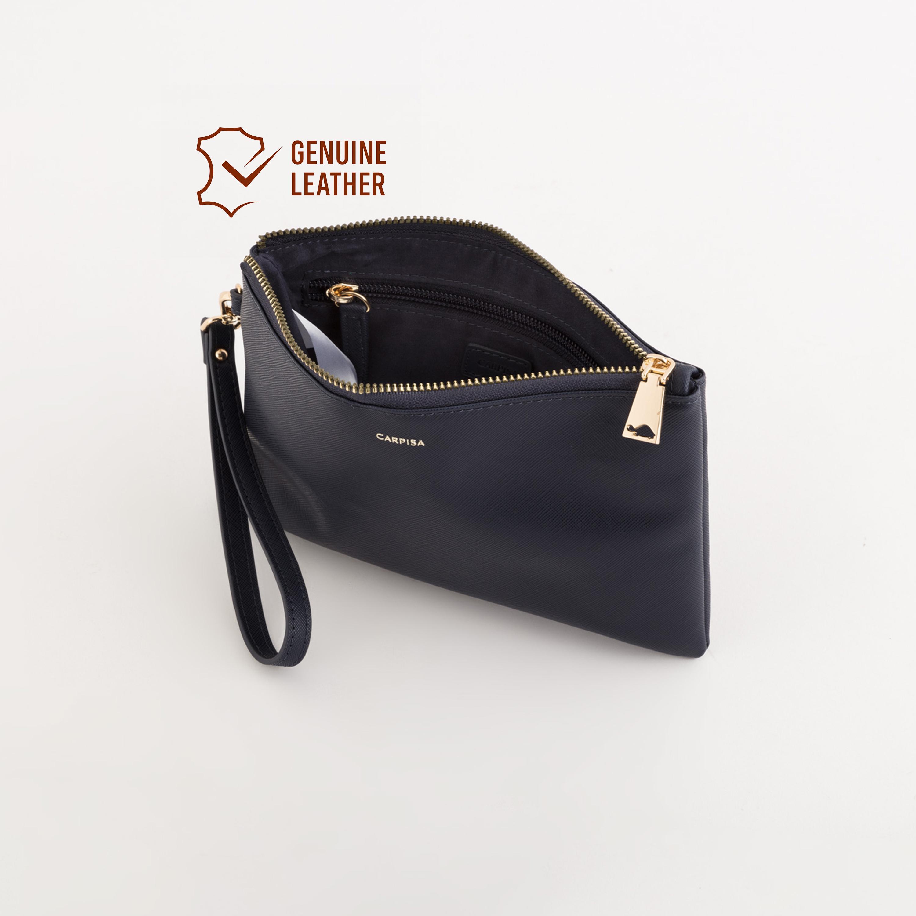 Carpisa Loto V2 Textured Pouch with Zipper closure | 22 X 14 CM-women-bagsandwallets-handbags-image-2
