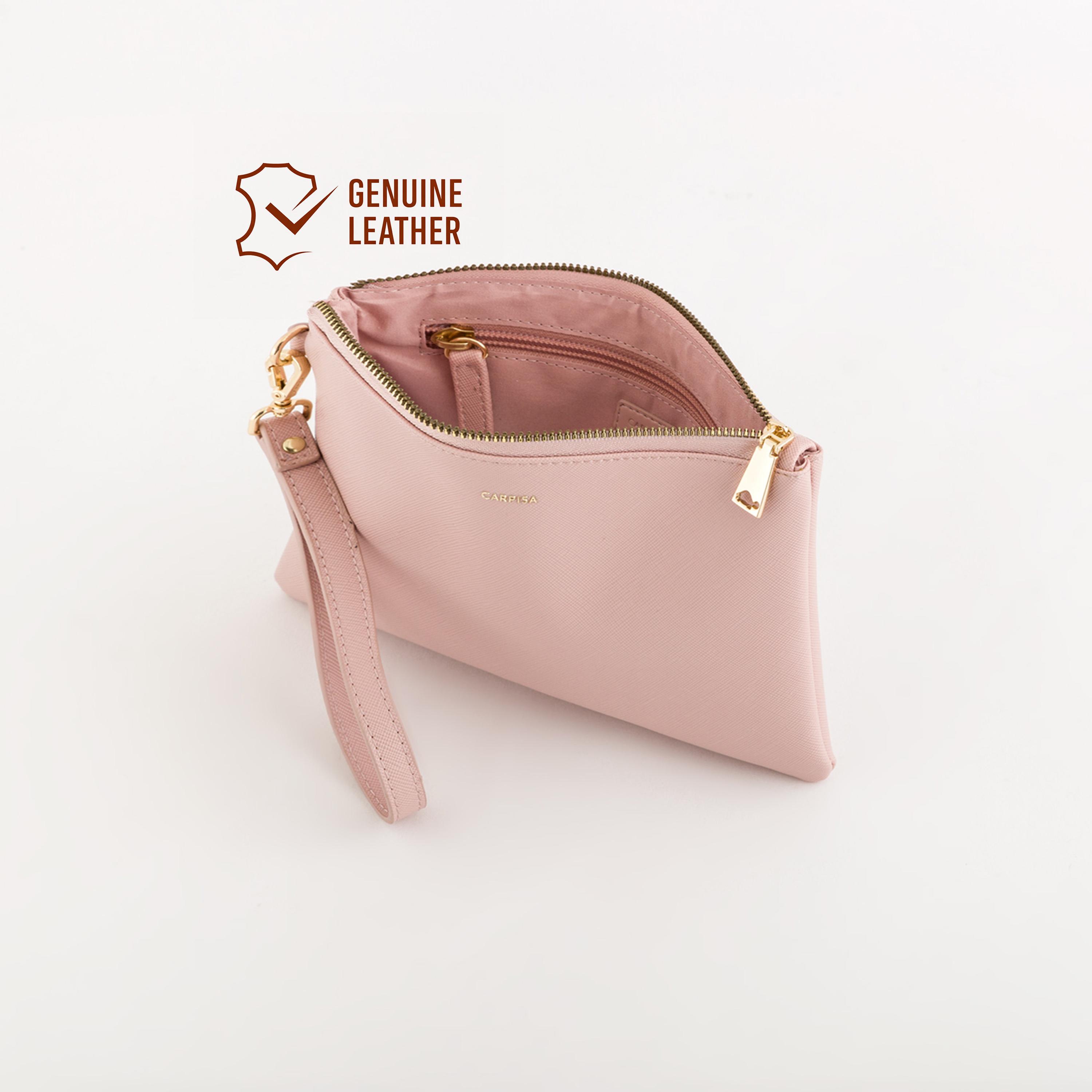 كاربيسا - شنطة لوتو في2 ملمس مميز مع سحاب للإغلاق | 22 × 14 سم-women-bagsandwallets-handbags-image-2