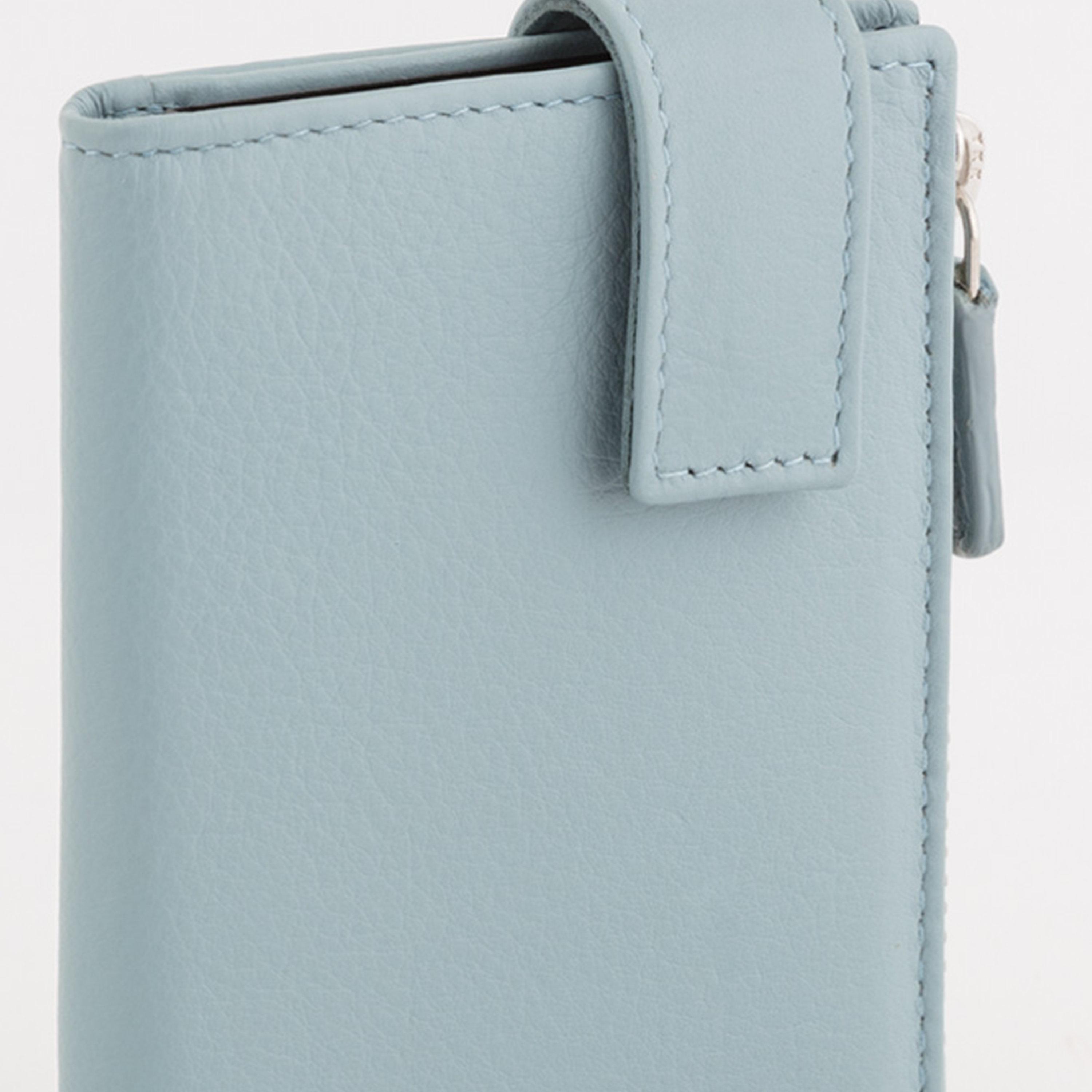 Carpisa Ilasy New Plain Coin Purse with Zipper closure | 10 X 2 X 7 CM-men-beltsandwallets-wallets-image-4