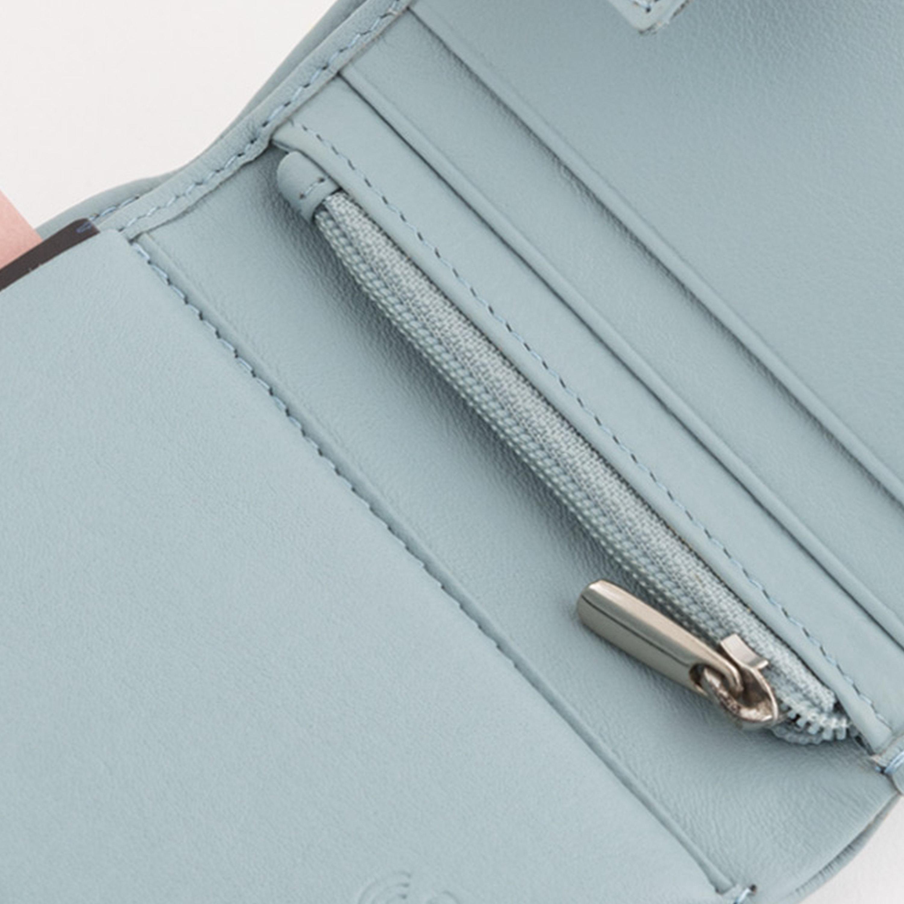 Carpisa Ilasy New Plain Coin Purse with Zipper closure | 11 X 2 X 8 CM-men-beltsandwallets-wallets-image-3