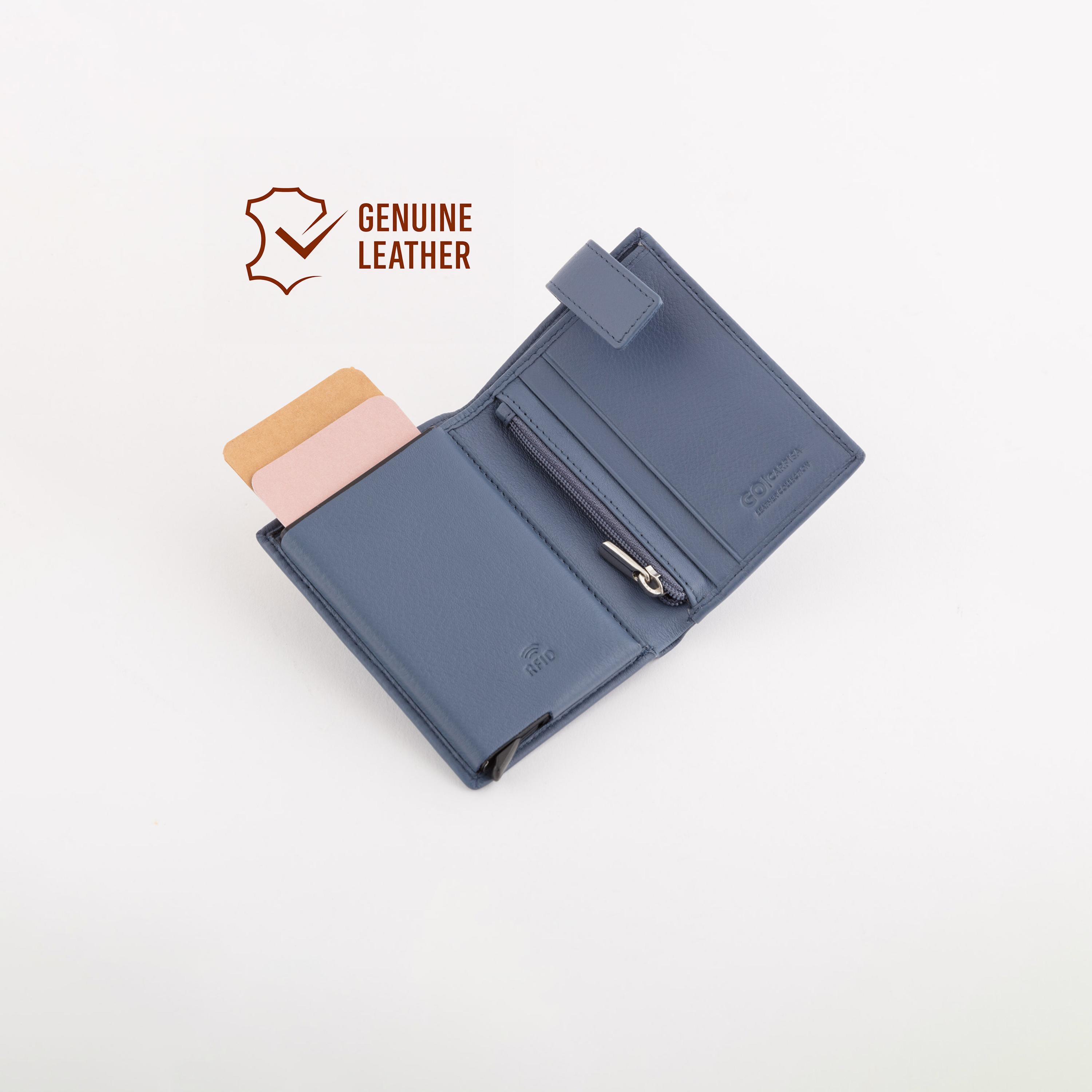 Carpisa Ilasy New Plain Coin Purse with Zipper closure | 11 X 2 X 8 CM-men-beltsandwallets-wallets-image-2