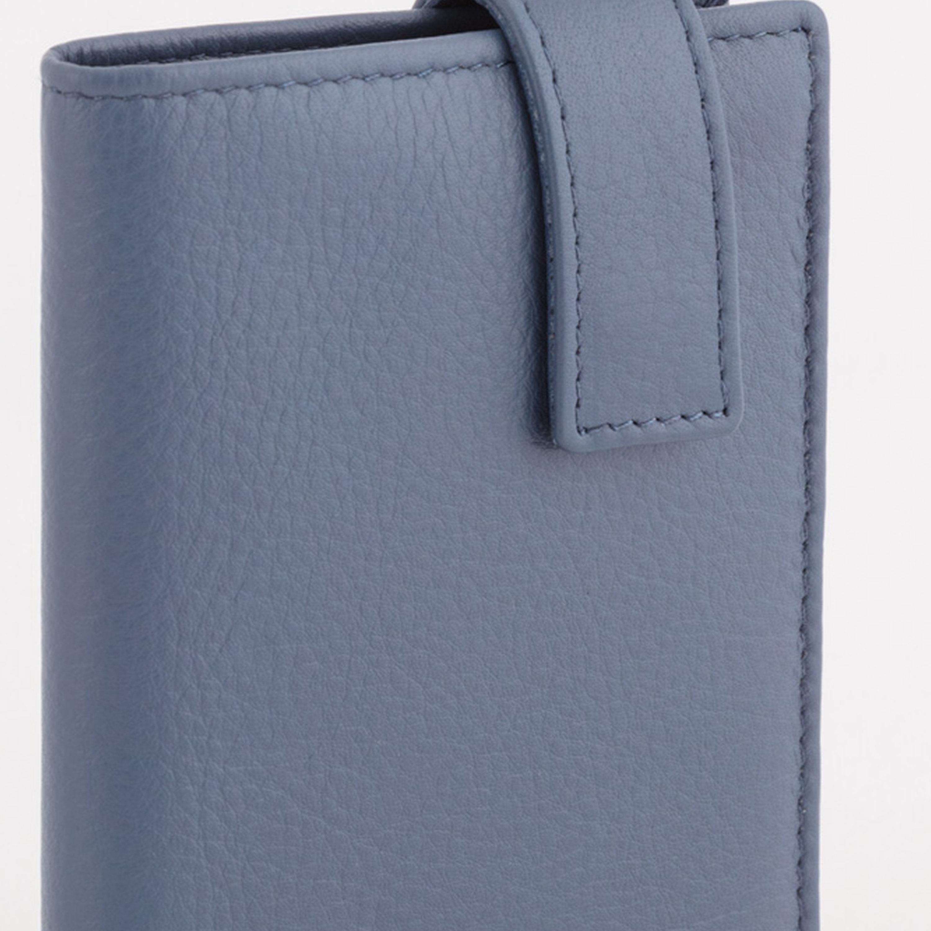 كاربيسا - محفظة نقود معدنية جديدة سادة إيلاسي بسحاب إغلاق | 11 × 2 × 8 سم-men-beltsandwallets-wallets-image-4