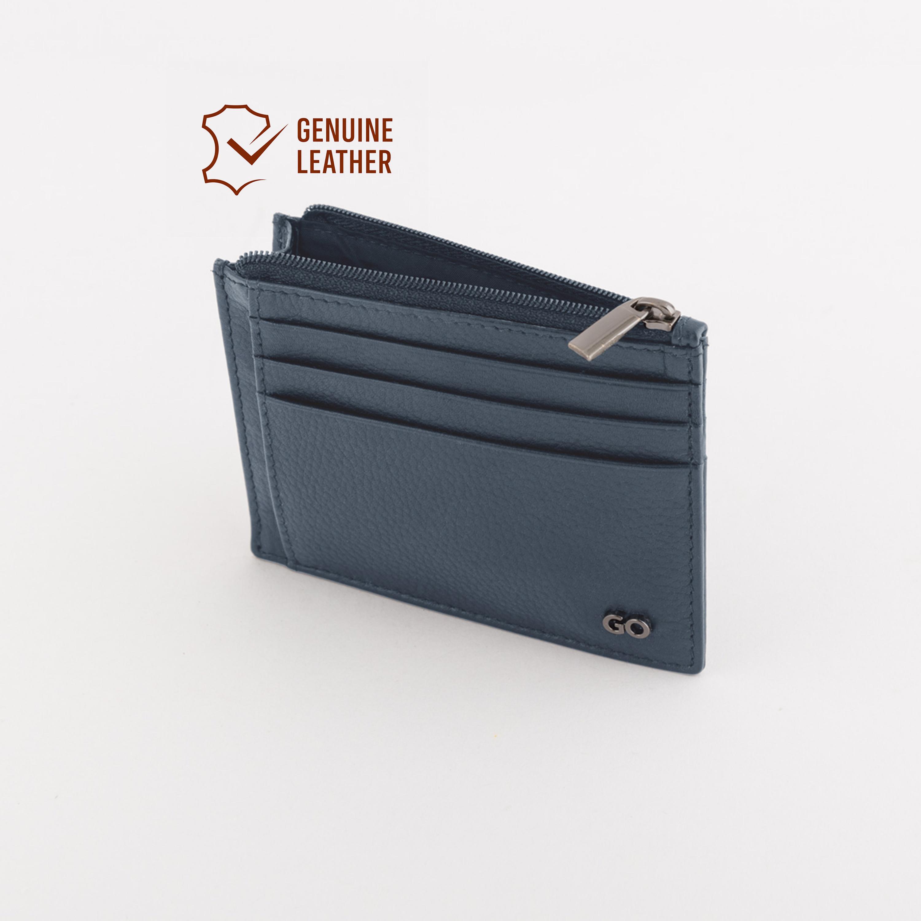 Carpisa Mark Textured Coin Purse with Zipper closure | 11 X 8 CM-men-beltsandwallets-wallets-image-2