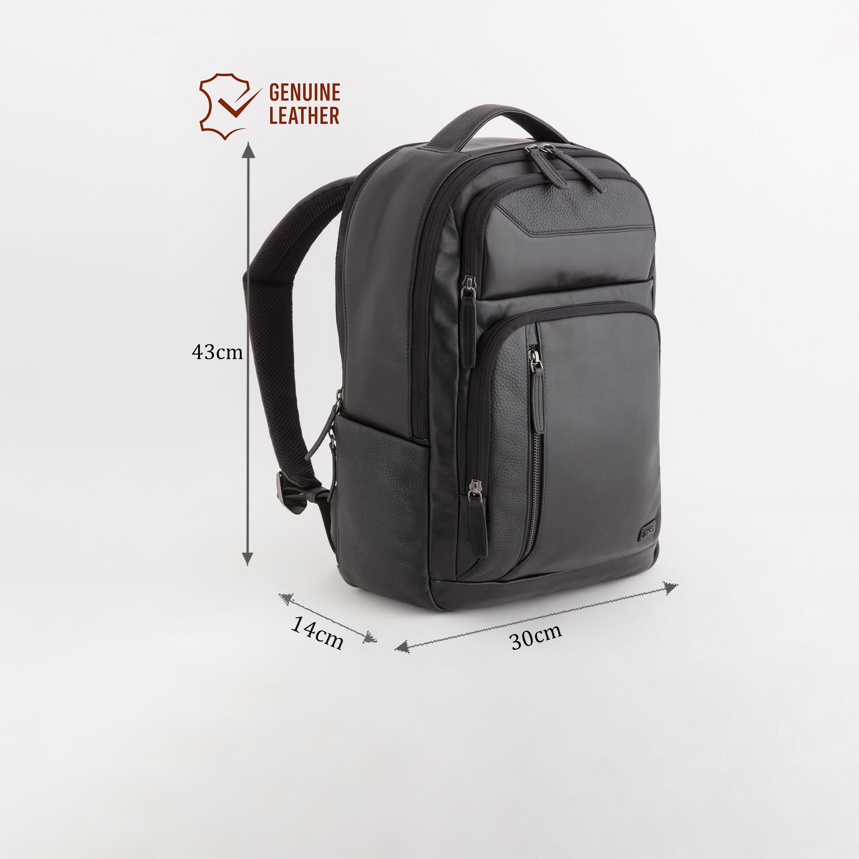 Carpisa | 17 Inches Backpack, Leather, Adjustable Strap | BPD0010154500101-travel-luggagesandbags-backpacks-image-2