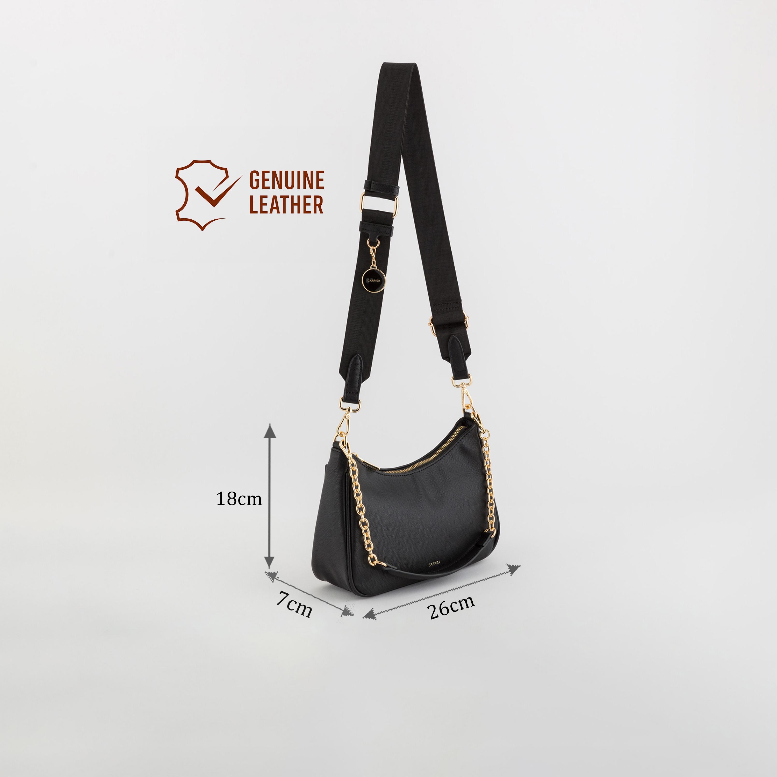Carpisa Loto V2 Textured Waist Bag with Zipper closure and Detachable Strap | 26 X 7 X 18 CM-women-bagsandwallets-handbags-image-2