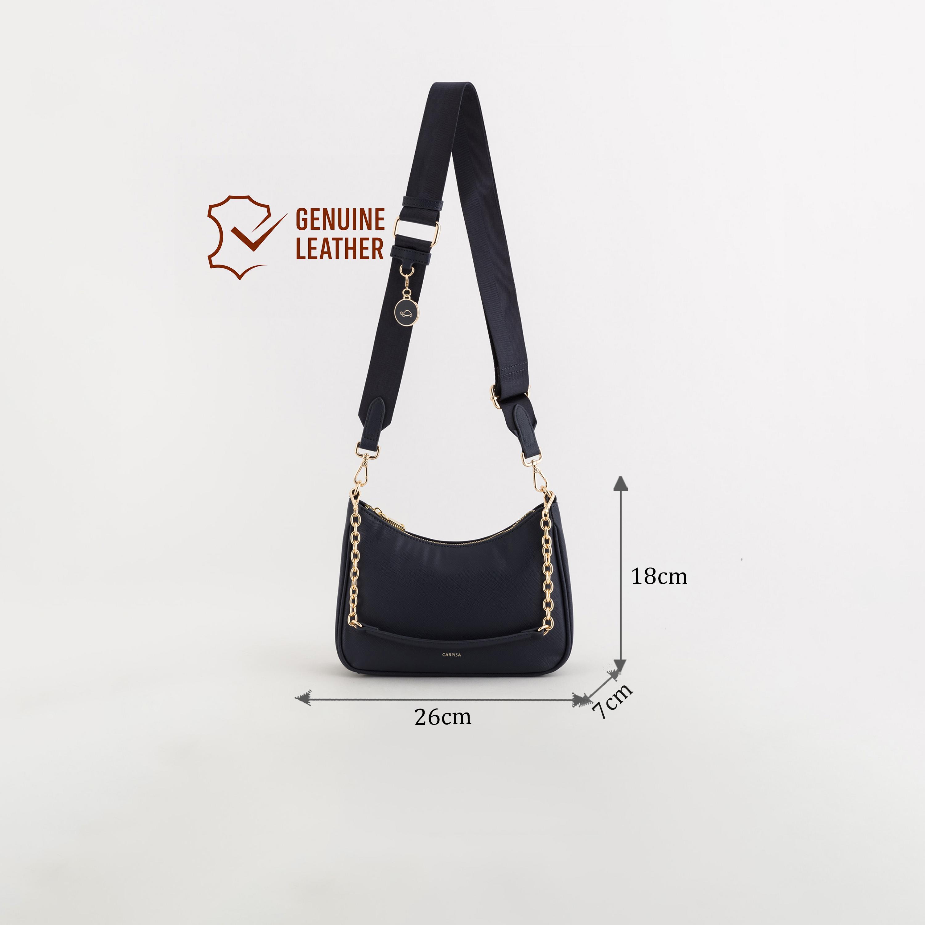 Carpisa Loto V2 Textured Waist Bag with Zipper closure and Detachable Strap | 26 X 7 X 18 CM-women-bagsandwallets-handbags-image-2