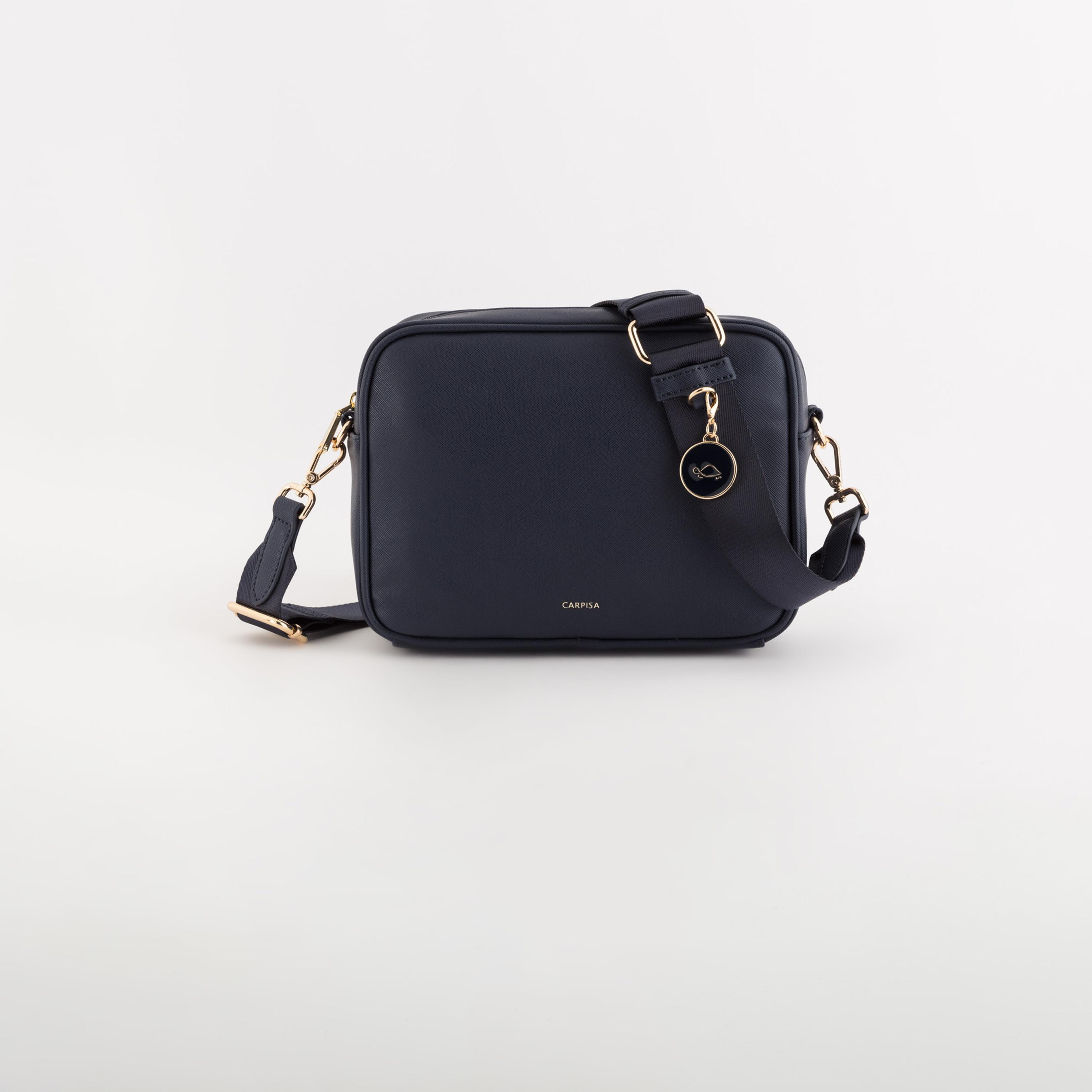 كاربيسا - شنطة لوتو في2 كروس مزخرفة بسحاب إغلاق وحزام قابل للإزالة | 23 × 8 × 18 سم-women-bagsandwallets-handbags-image-1