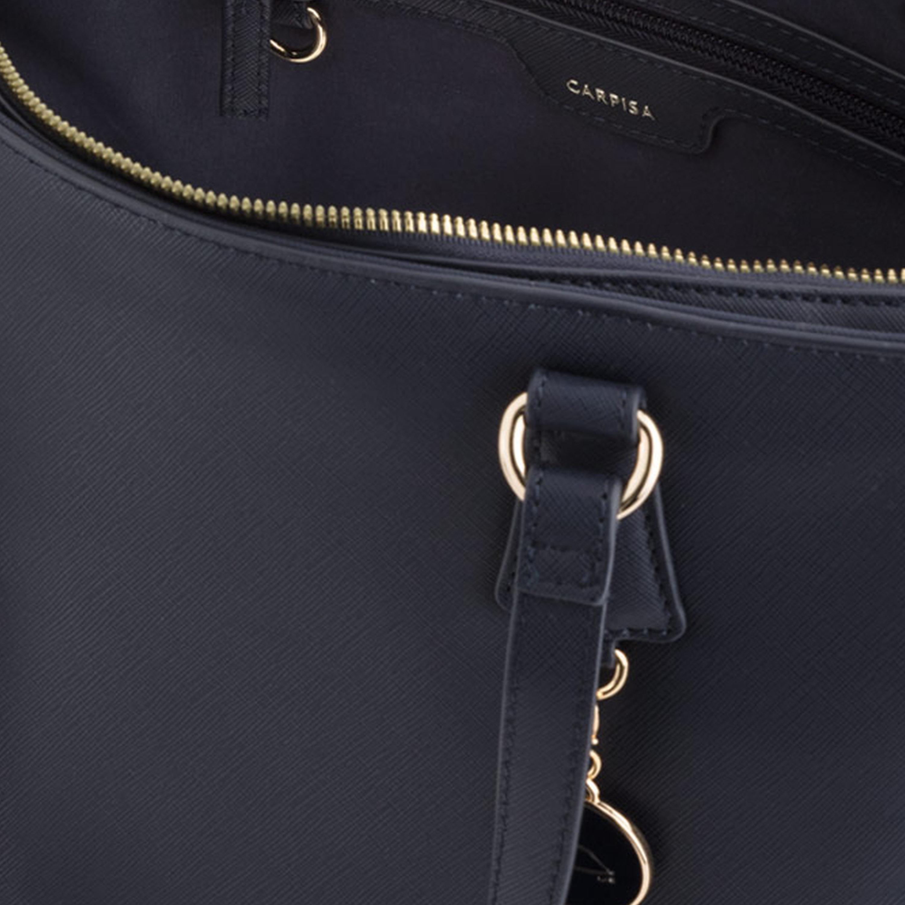 Carpisa Loto V2 Textured Double Handle Tote Bag with Zipper closure | 33 X 13 X 29 CM-women-bagsandwallets-handbags-image-4