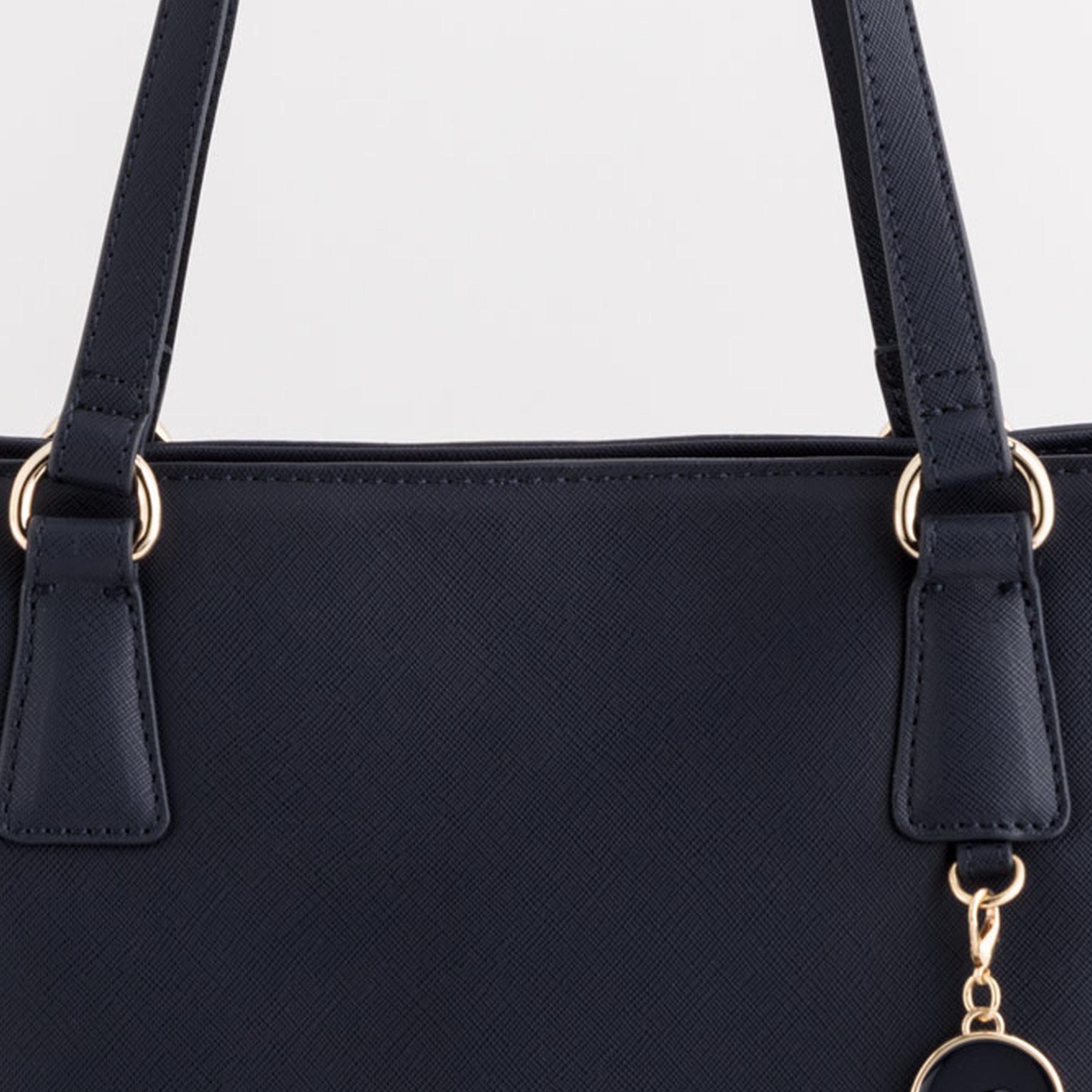 كاربيسا - شنطة تسوق لوتو في2 مقبضين مزخرفين وإغلاق بسحاب | 33 × 13 × 29 سم-women-bagsandwallets-handbags-image-5