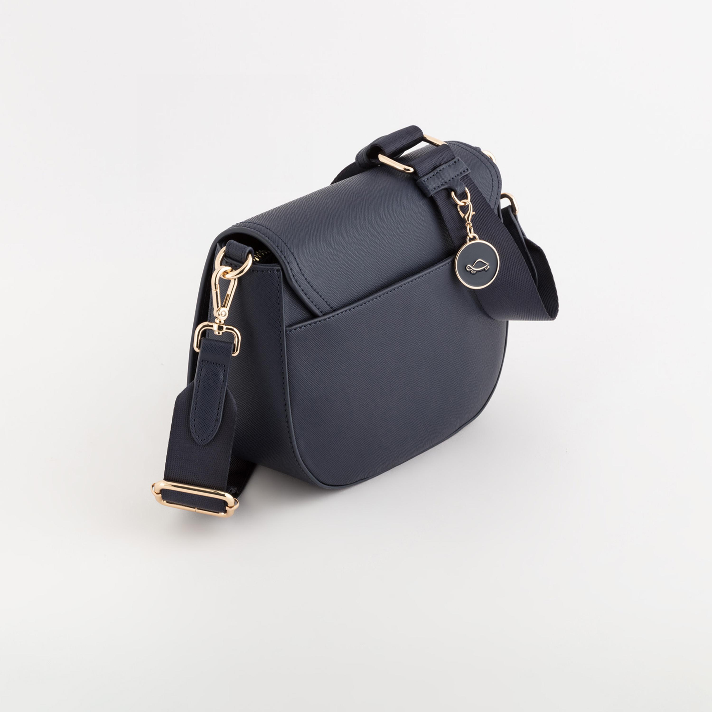 كاربيسا - شنطة لوتو في2 كروس مزخرفة بغطاء قلاب وحزام قابل للإزالة | 22 × 7 × 15 سم-women-bagsandwallets-handbags-image-3