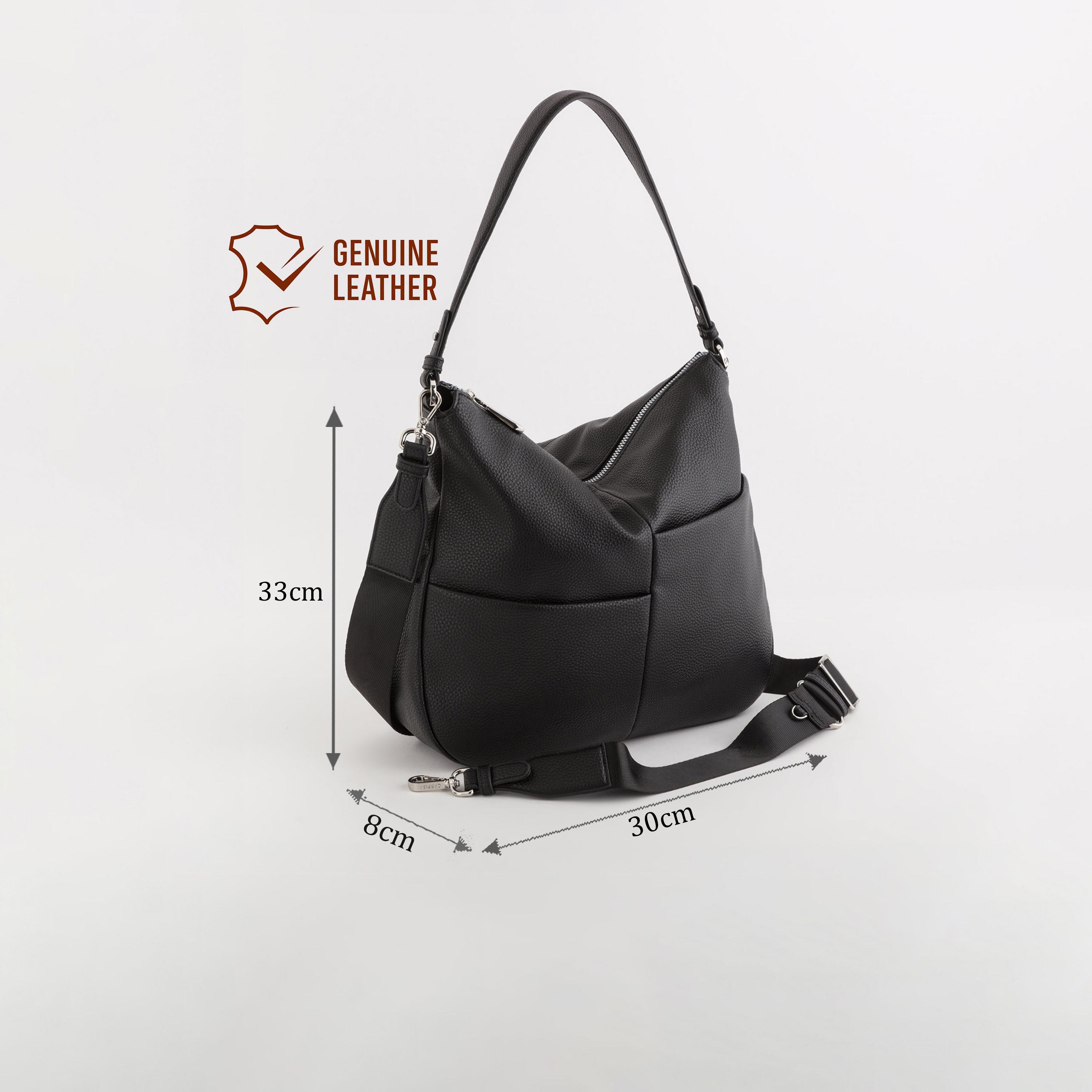 Carpisa Paloma Textured Top Handle Crossbody Bag with Zipper closure and Detachable Strap | 33 X 8 X 30 CM-women-bagsandwallets-handbags-image-2