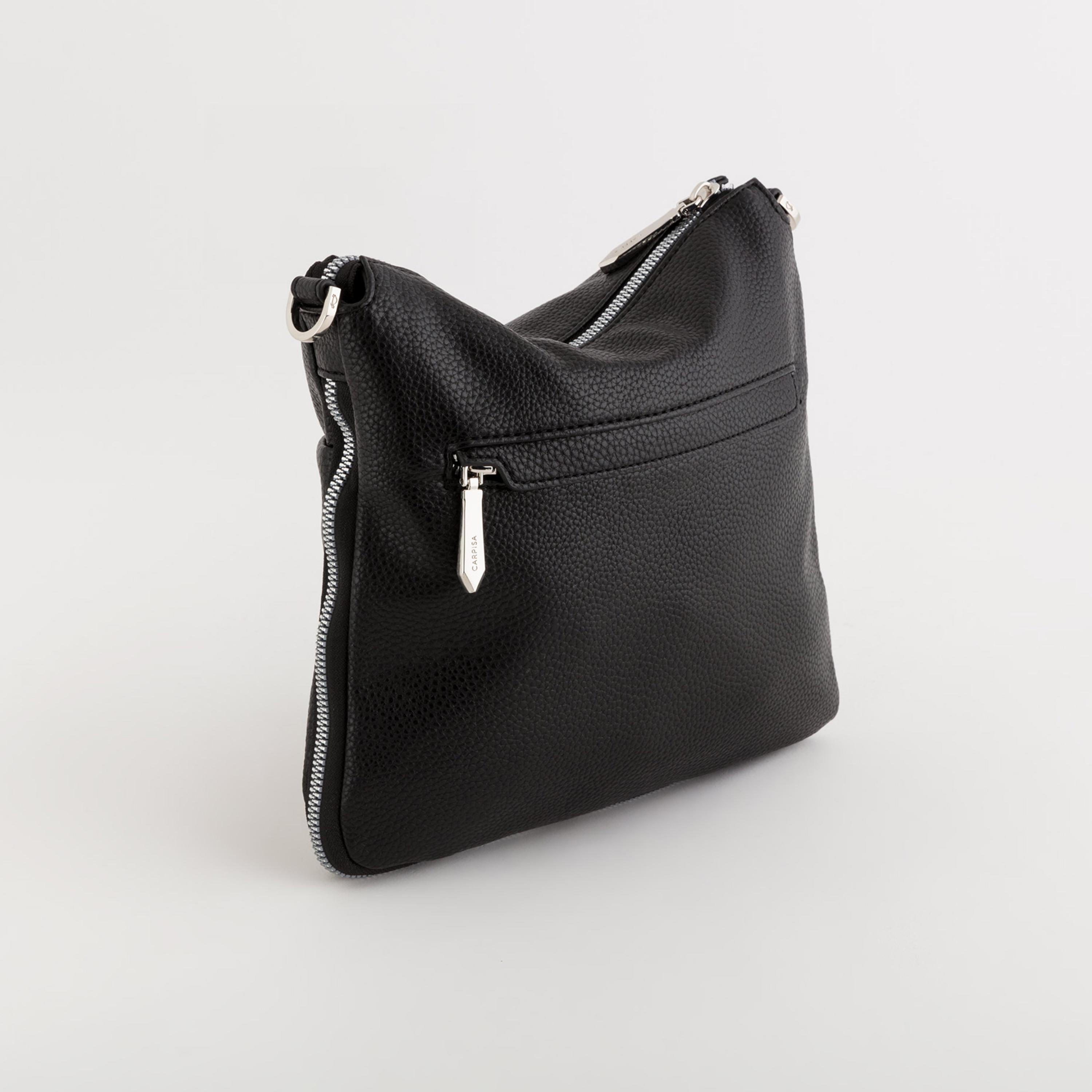 Carpisa Paloma Textured Crossbody Bag with Zipper closure and Detachable Strap | 24 X 7 X 23 CM-women-bagsandwallets-handbags-image-3
