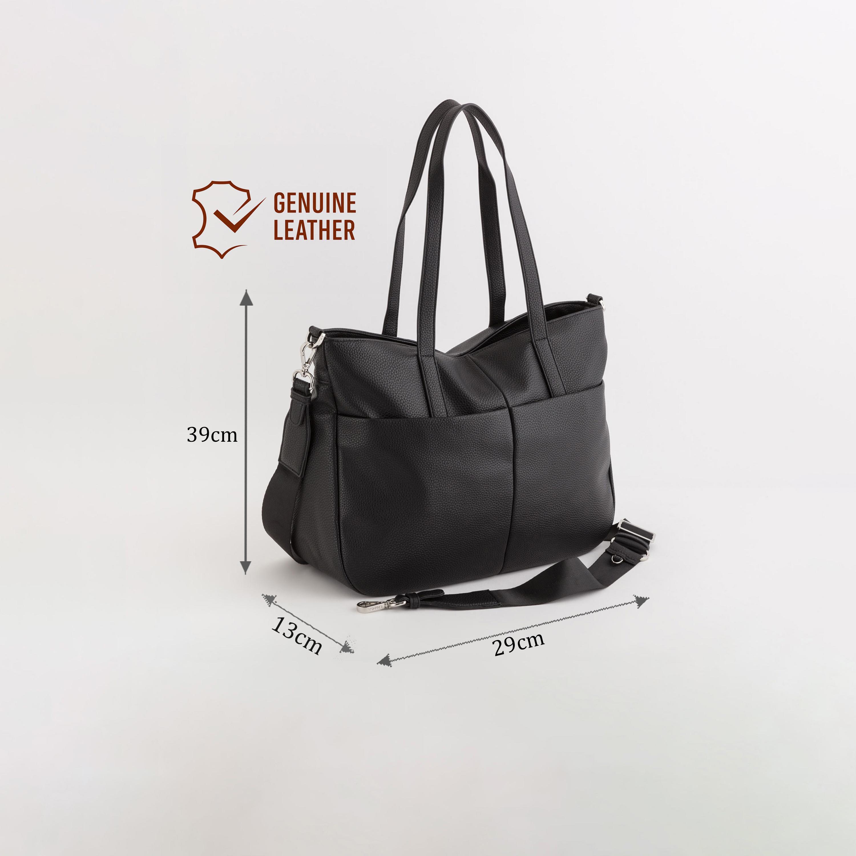 Carpisa Paloma Textured Double Handle Tote Bag with Zipper closure and Detachable Strap | 39 X 13 X 29 CM-women-bagsandwallets-handbags-image-2
