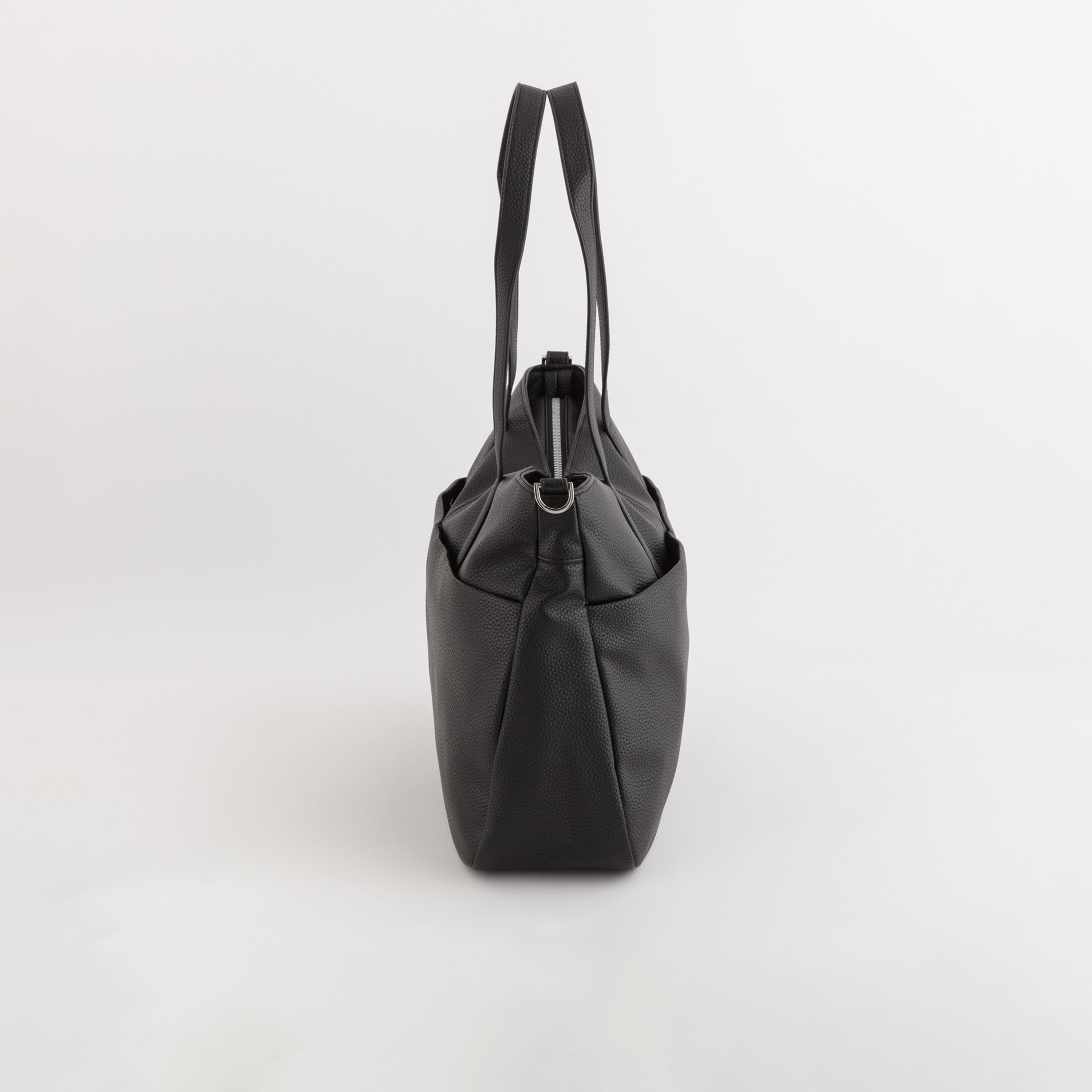 Carpisa Paloma Textured Double Handle Tote Bag with Zipper closure and Detachable Strap | 39 X 13 X 29 CM-women-bagsandwallets-handbags-image-4