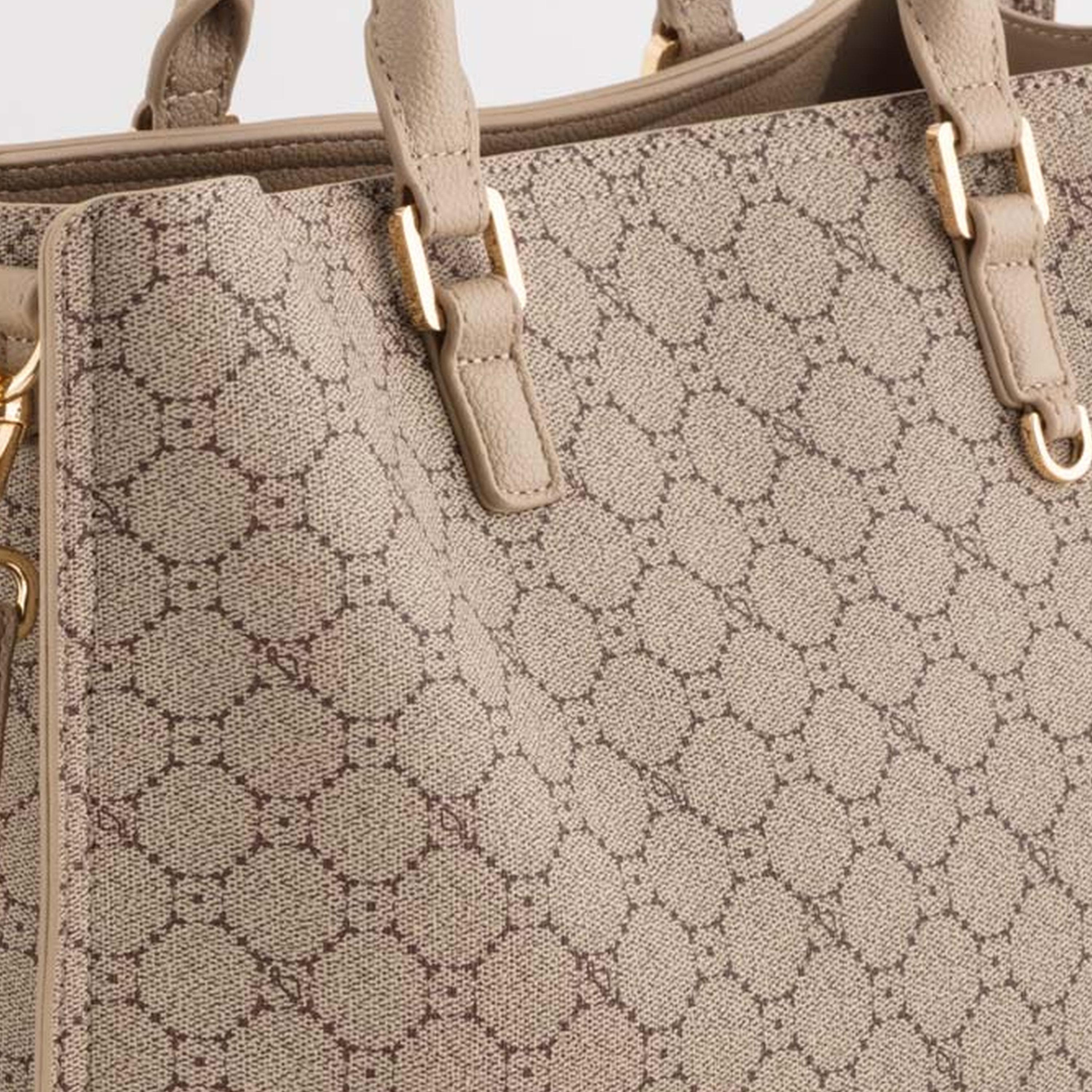 Carpisa Diana Printed Double Handle Tote Bag with Zipper closure and Detachable Strap | 32 X 12 X 25 CM-women-bagsandwallets-handbags-image-5