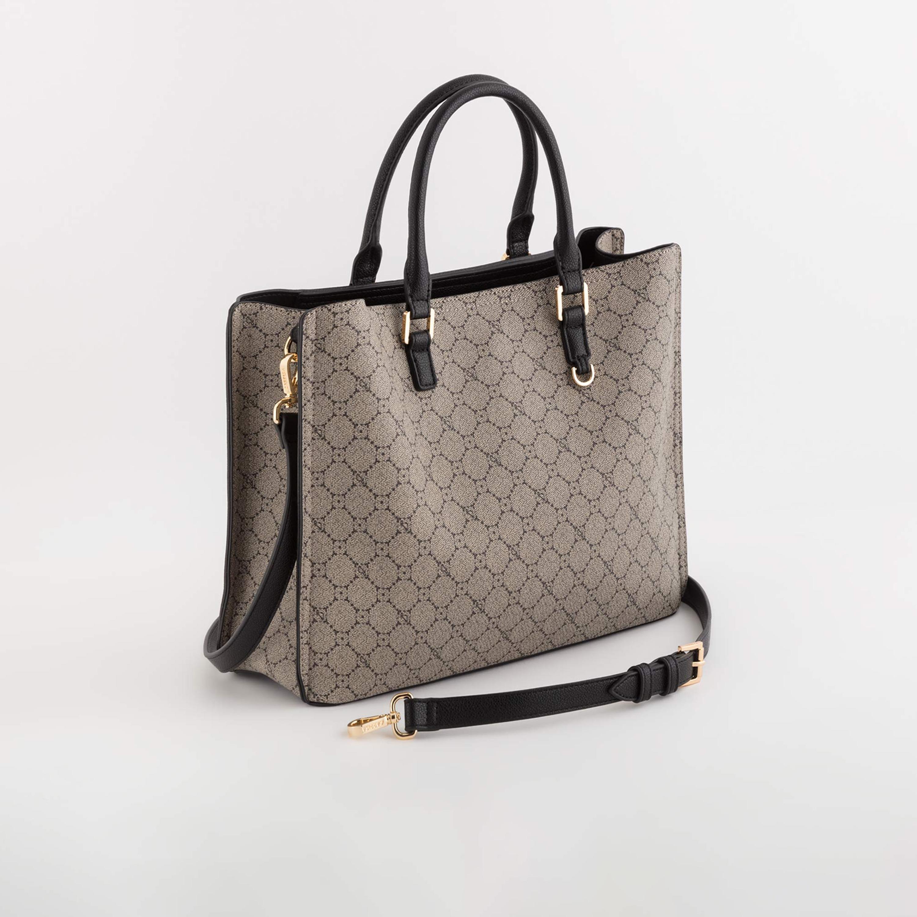 Carpisa Diana Printed Double Handle Tote Bag with Zipper closure and Detachable Strap | 32 X 12 X 25 CM-women-bagsandwallets-handbags-image-1