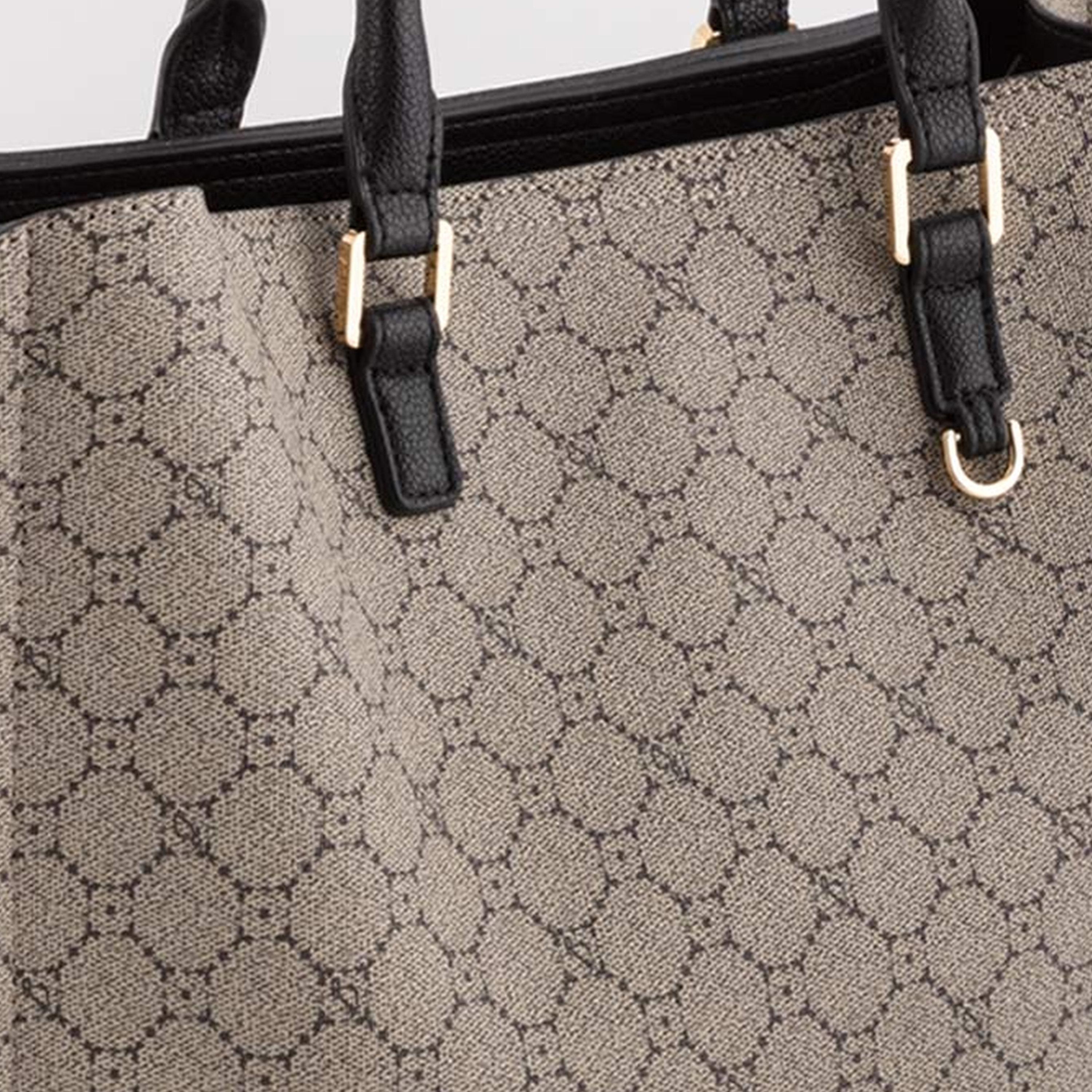 Carpisa Diana Printed Double Handle Tote Bag with Zipper closure and Detachable Strap | 32 X 12 X 25 CM-women-bagsandwallets-handbags-image-4